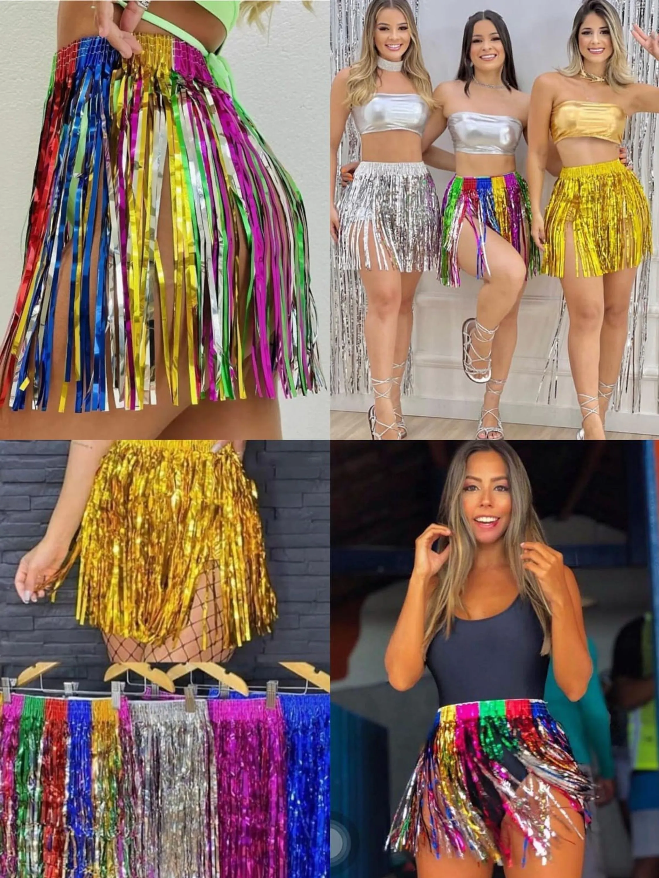 Saia de Fitinha carnaval