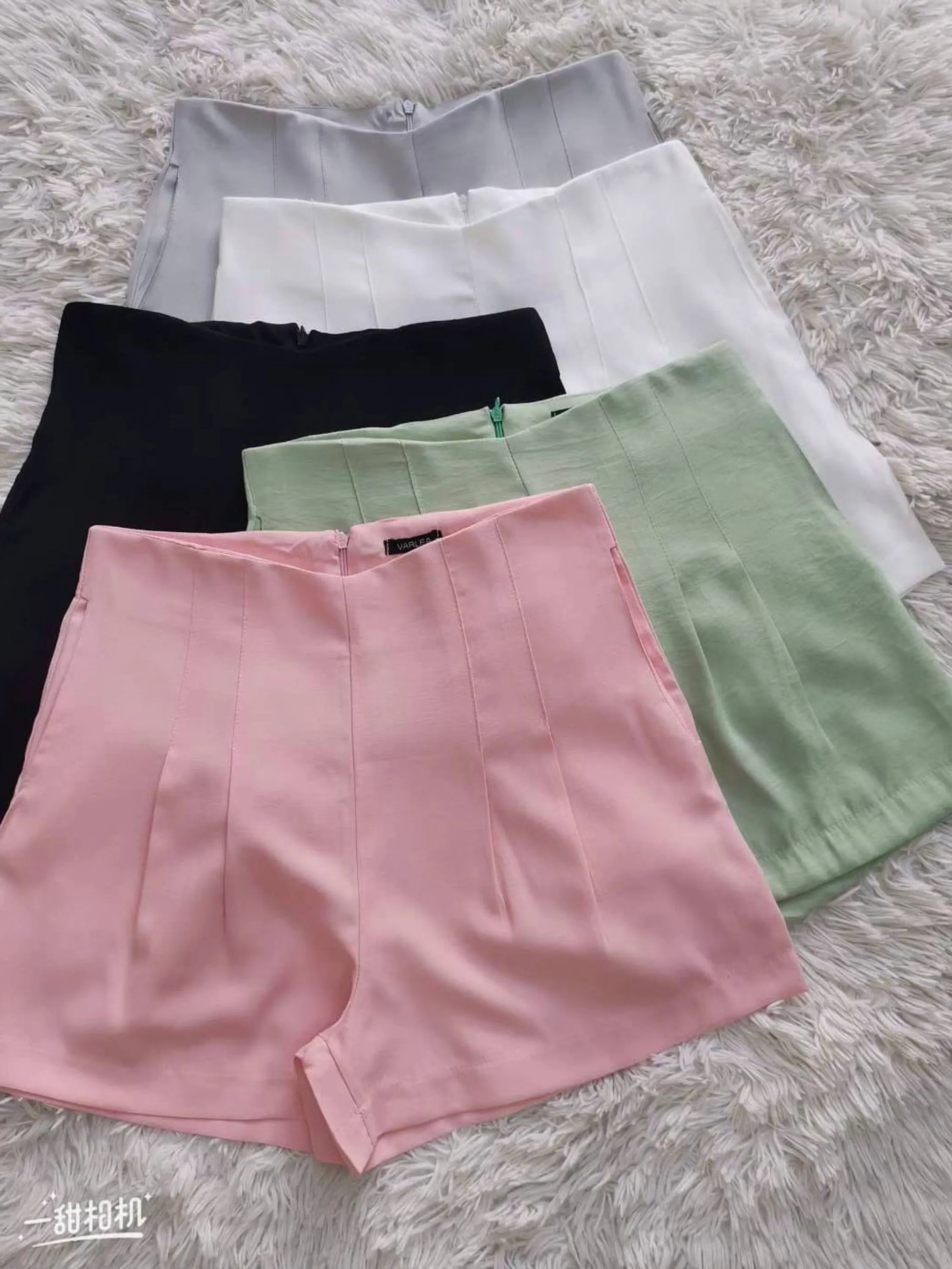 Shorts Zara tons pastéis