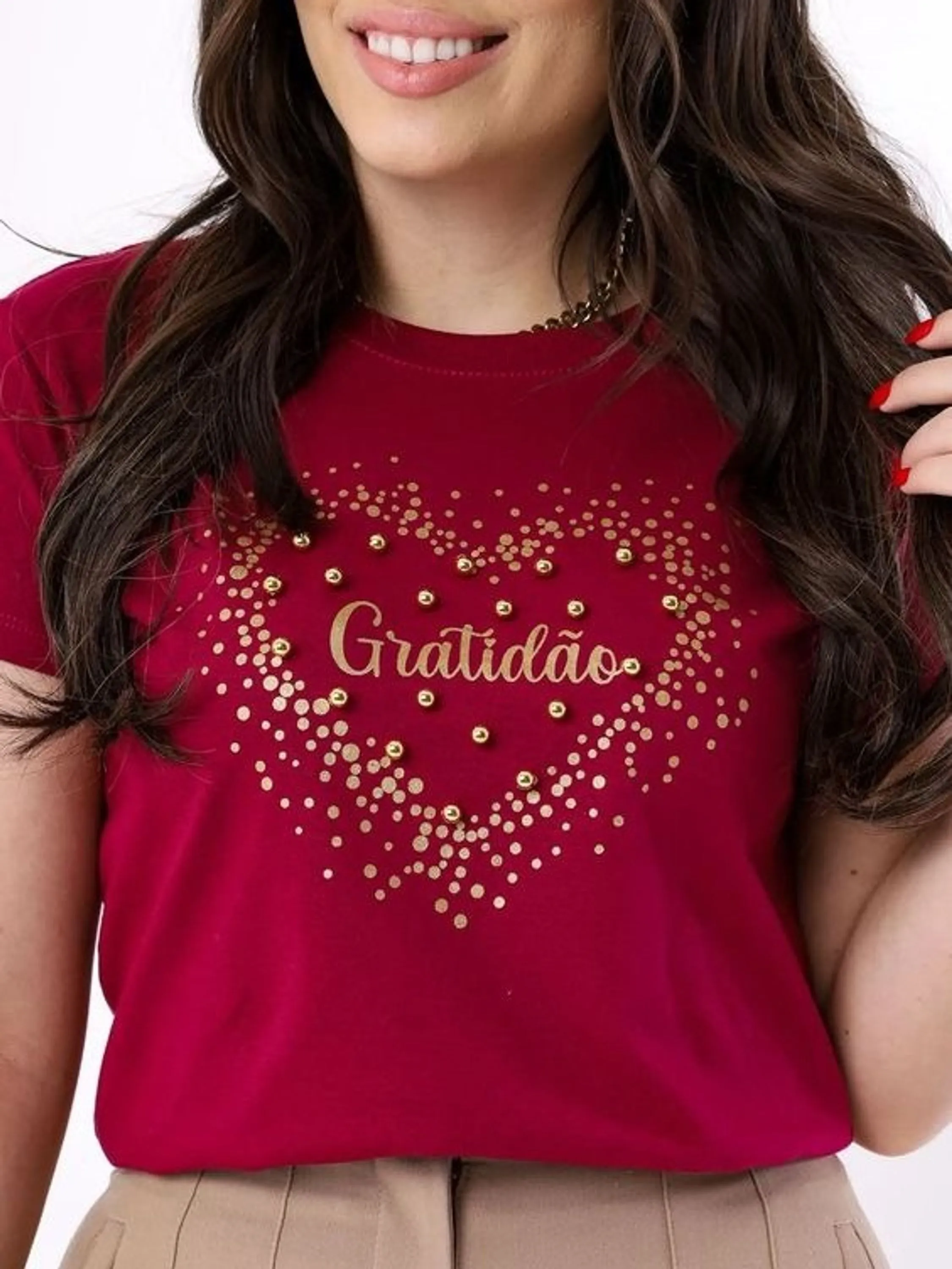 Tshirt moda evangélica gratidão