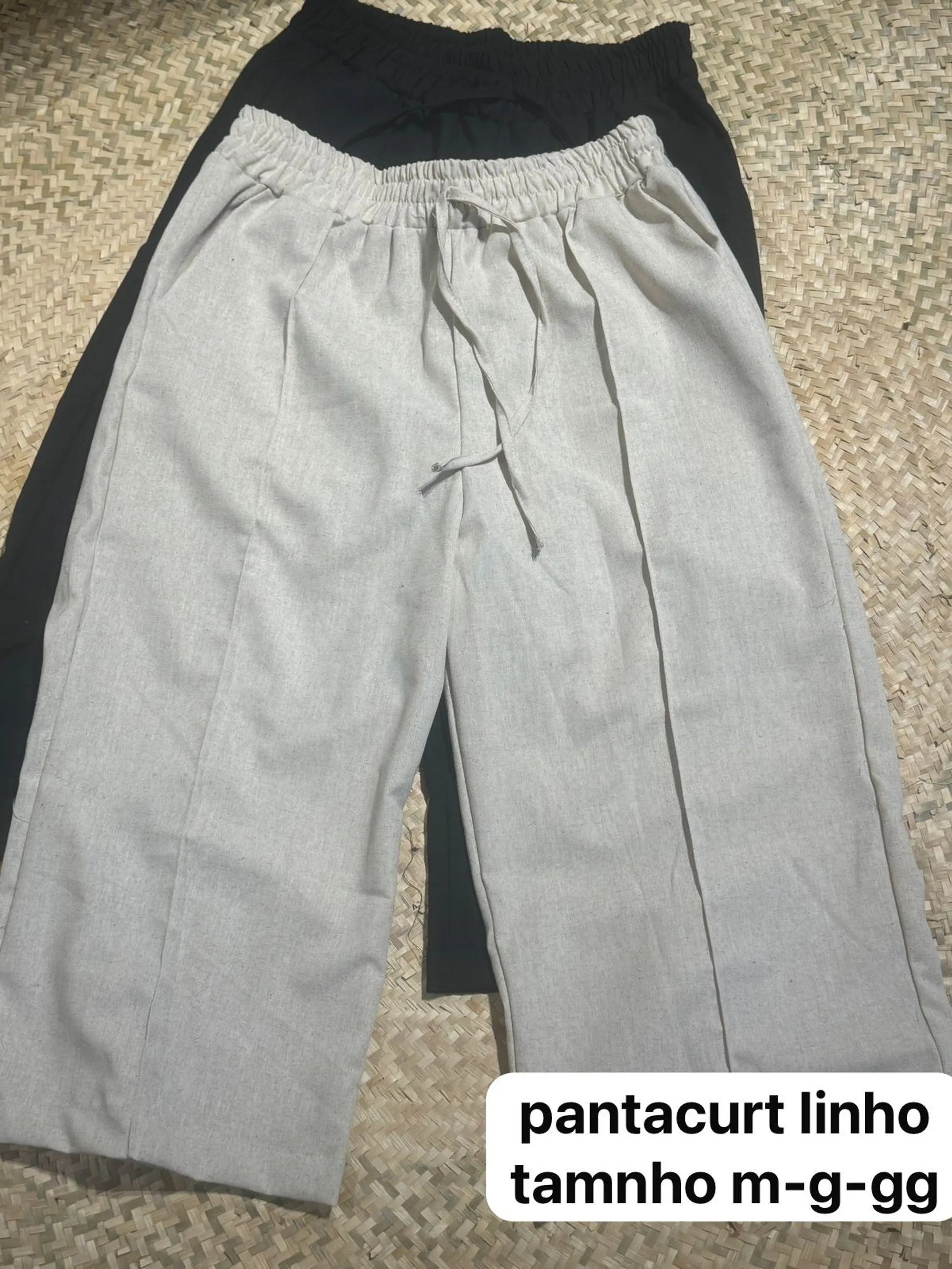 Calça Pantacourt Linho