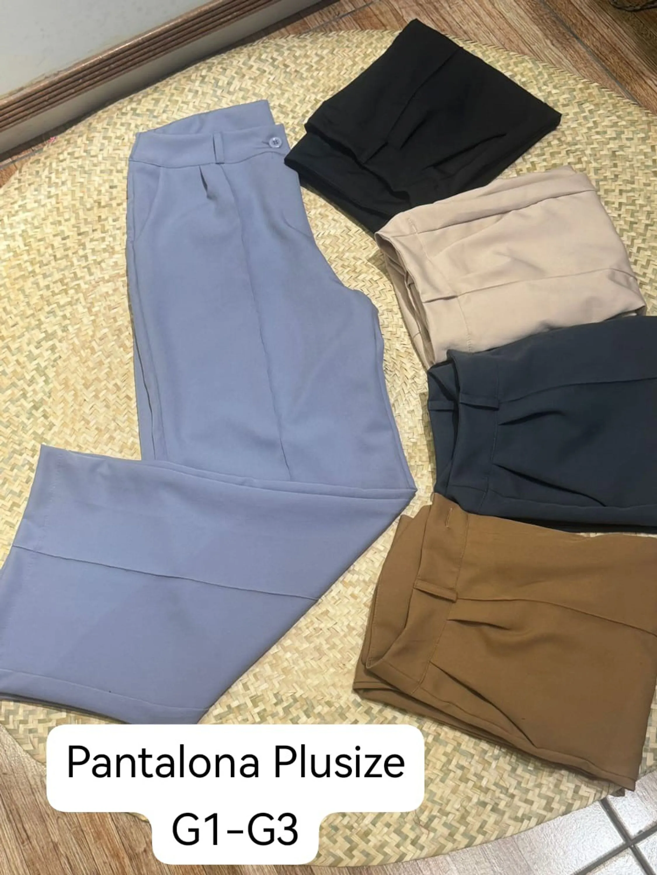 Calça Pantalona Alfaiataria Plusize