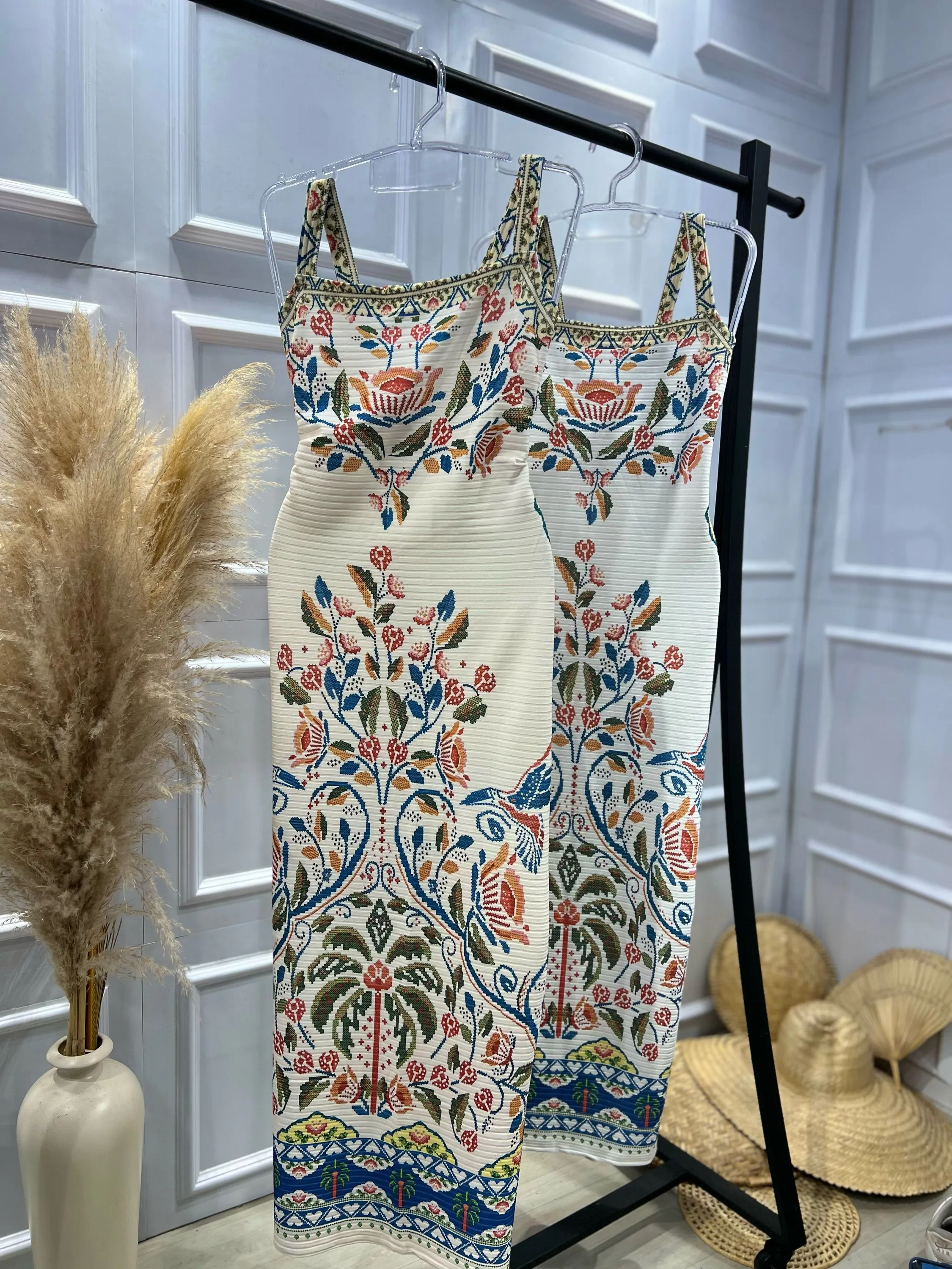 Vestido de canelado /YI1590