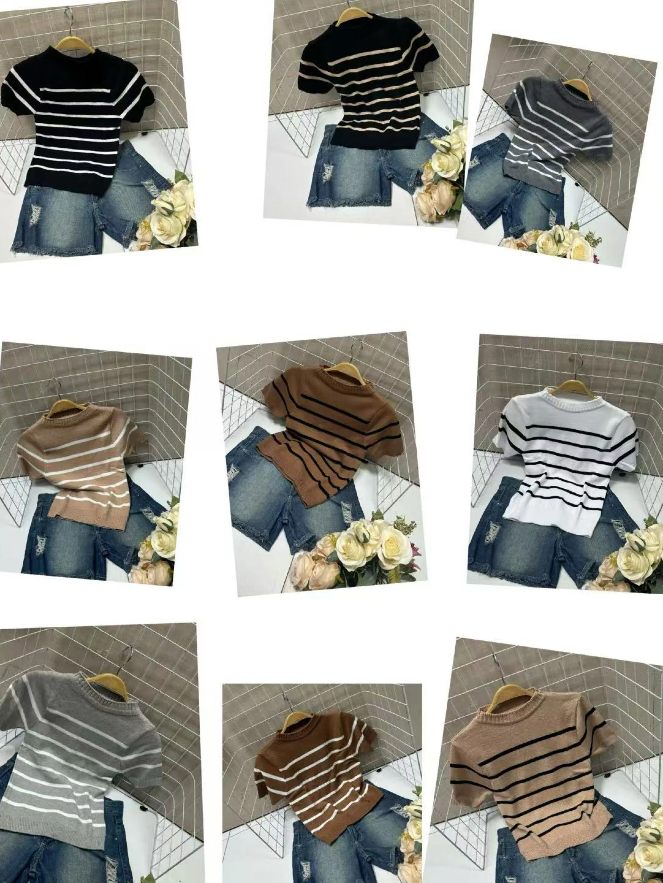 Blusa modal manga curta