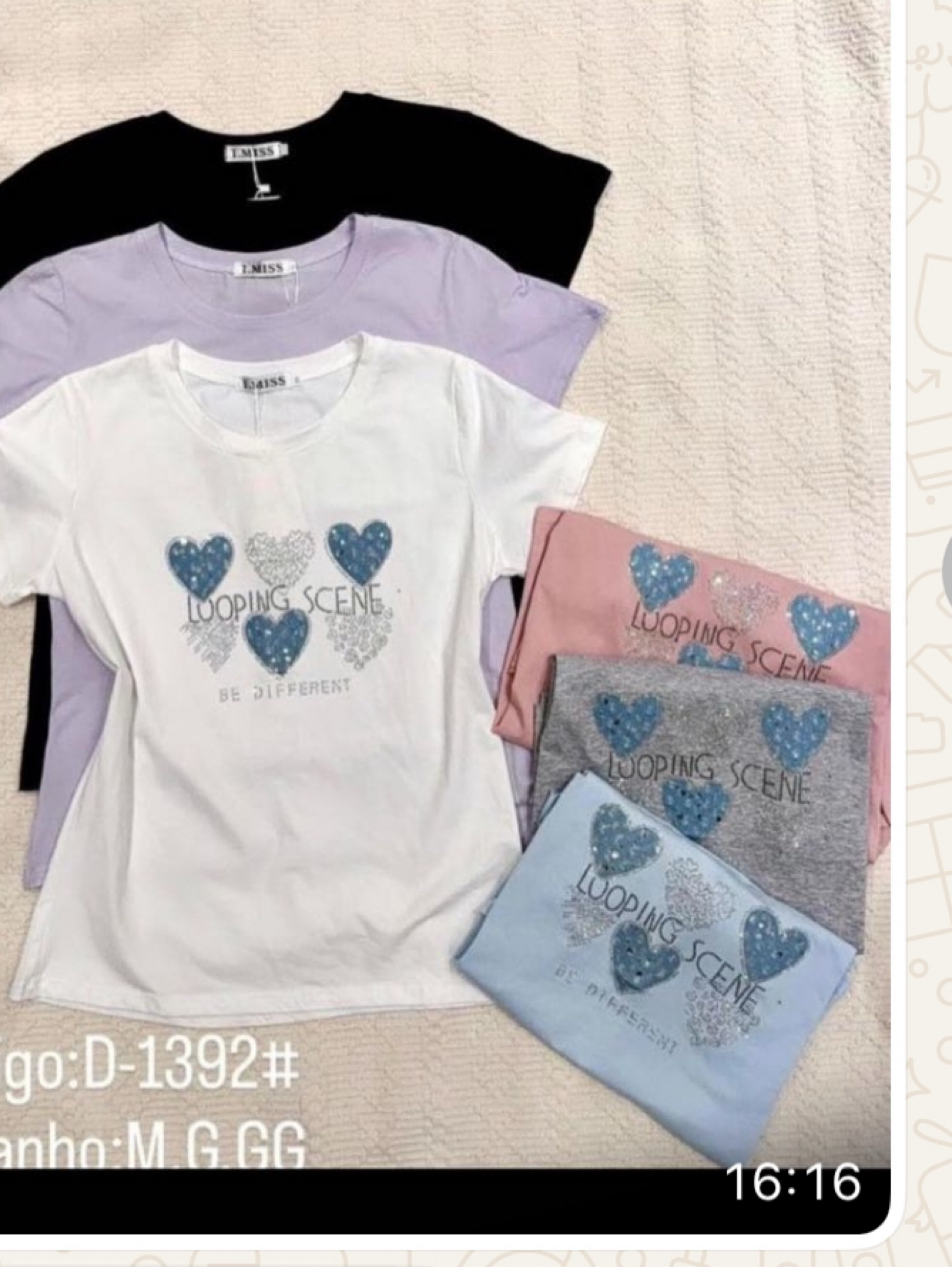 T shirt algodão importado