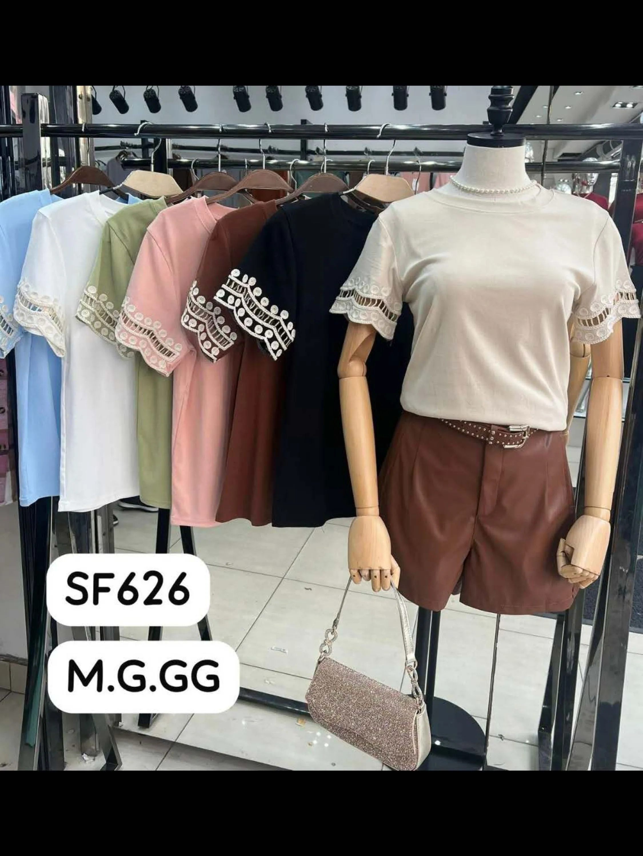 Camiseta manga curta algodão