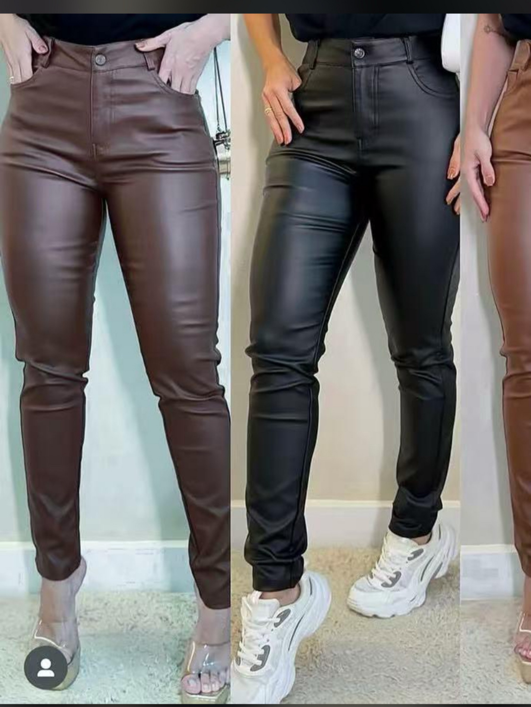 Calça resinada sem flanelado