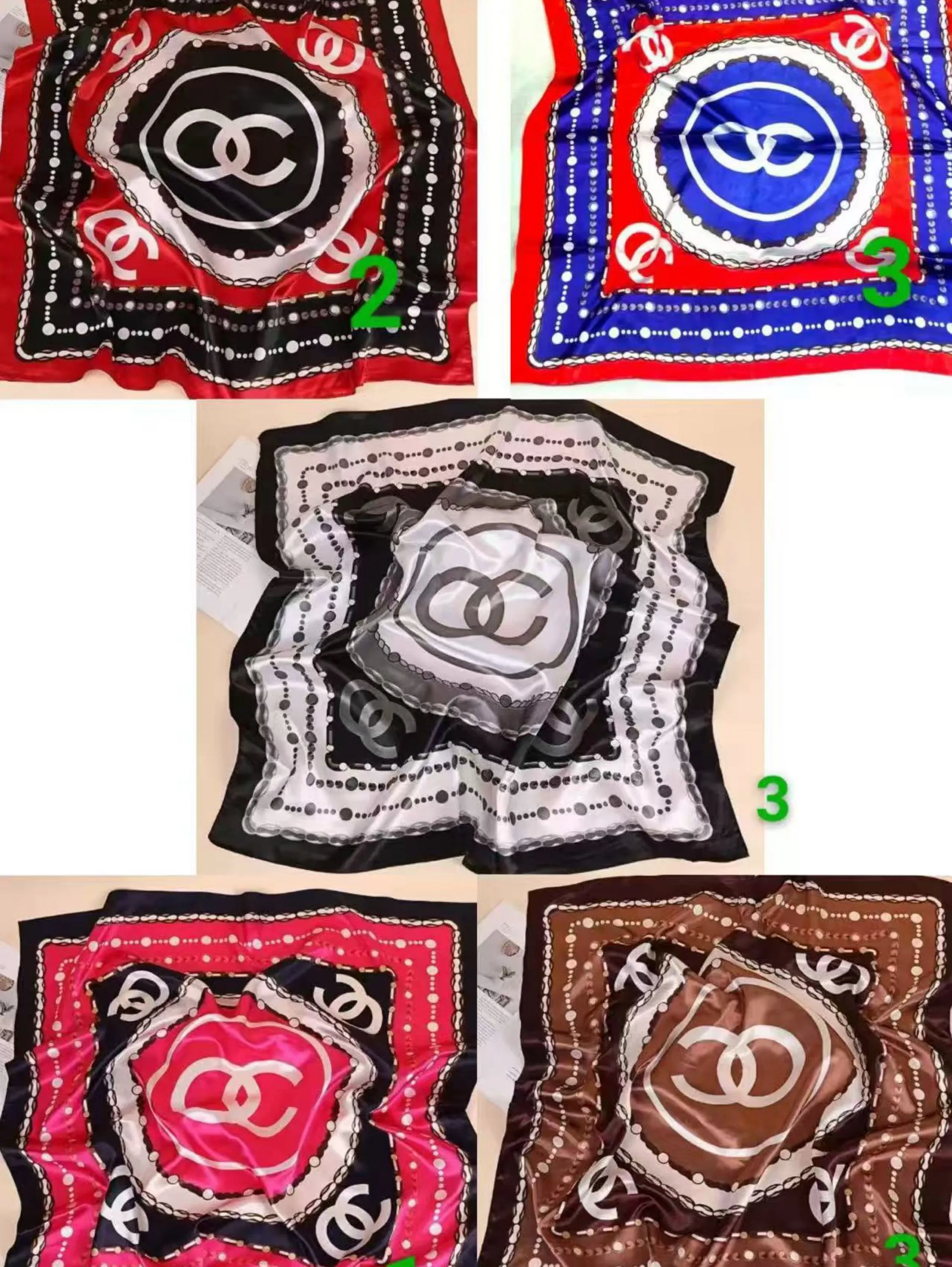 Lenço cetin feminino