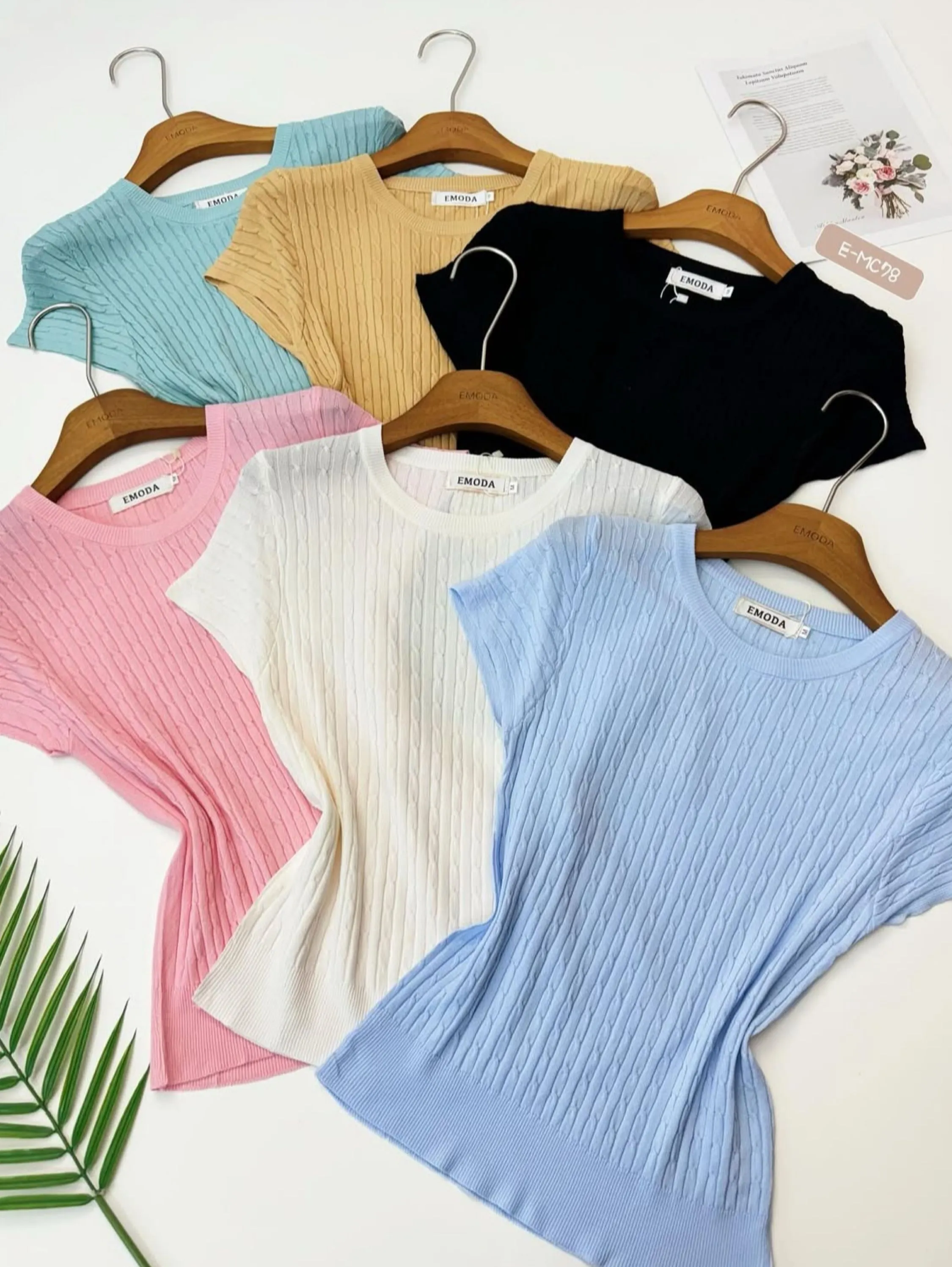Blusa modal manga curta