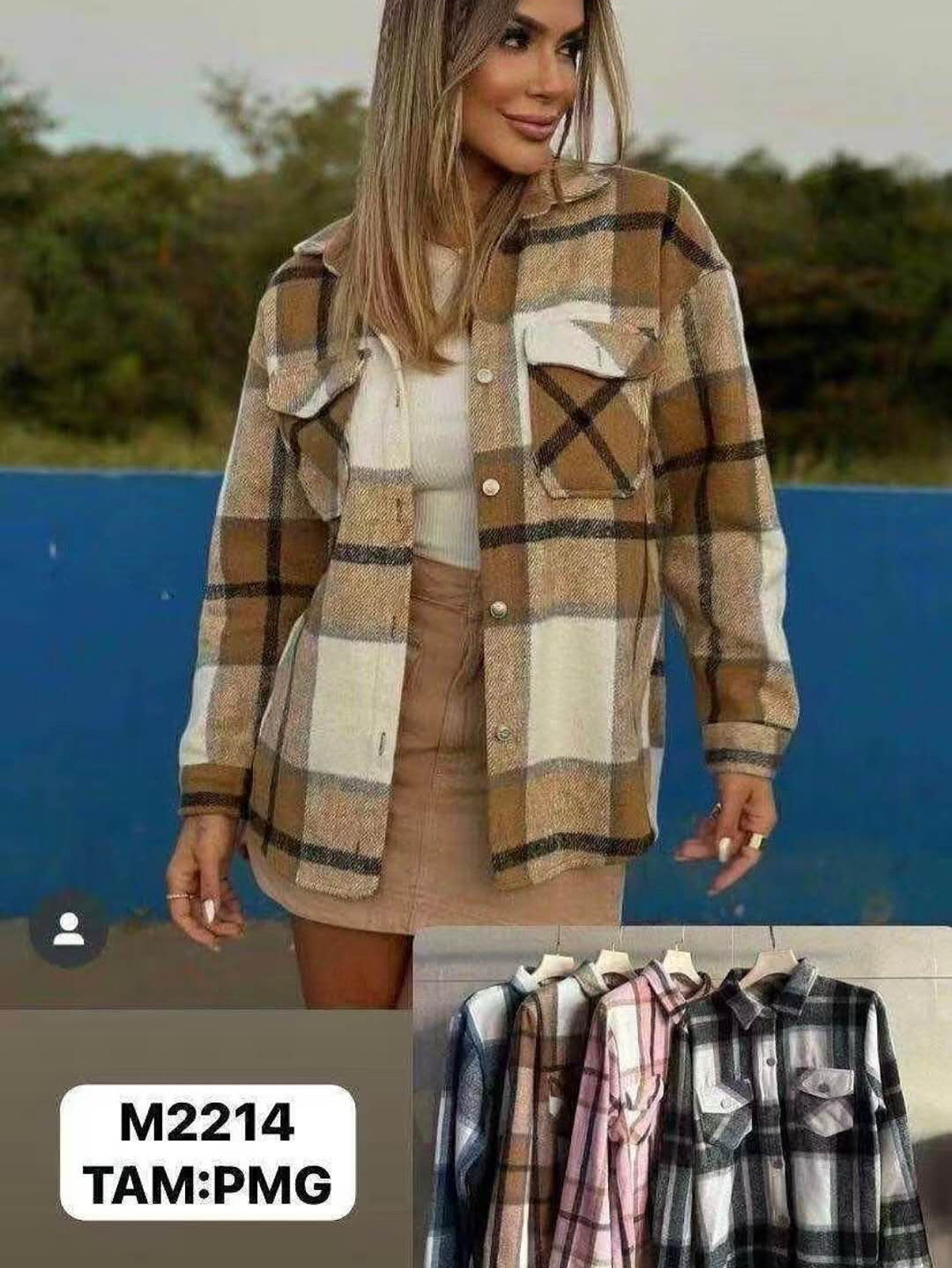 Camisa flanelado xadrez