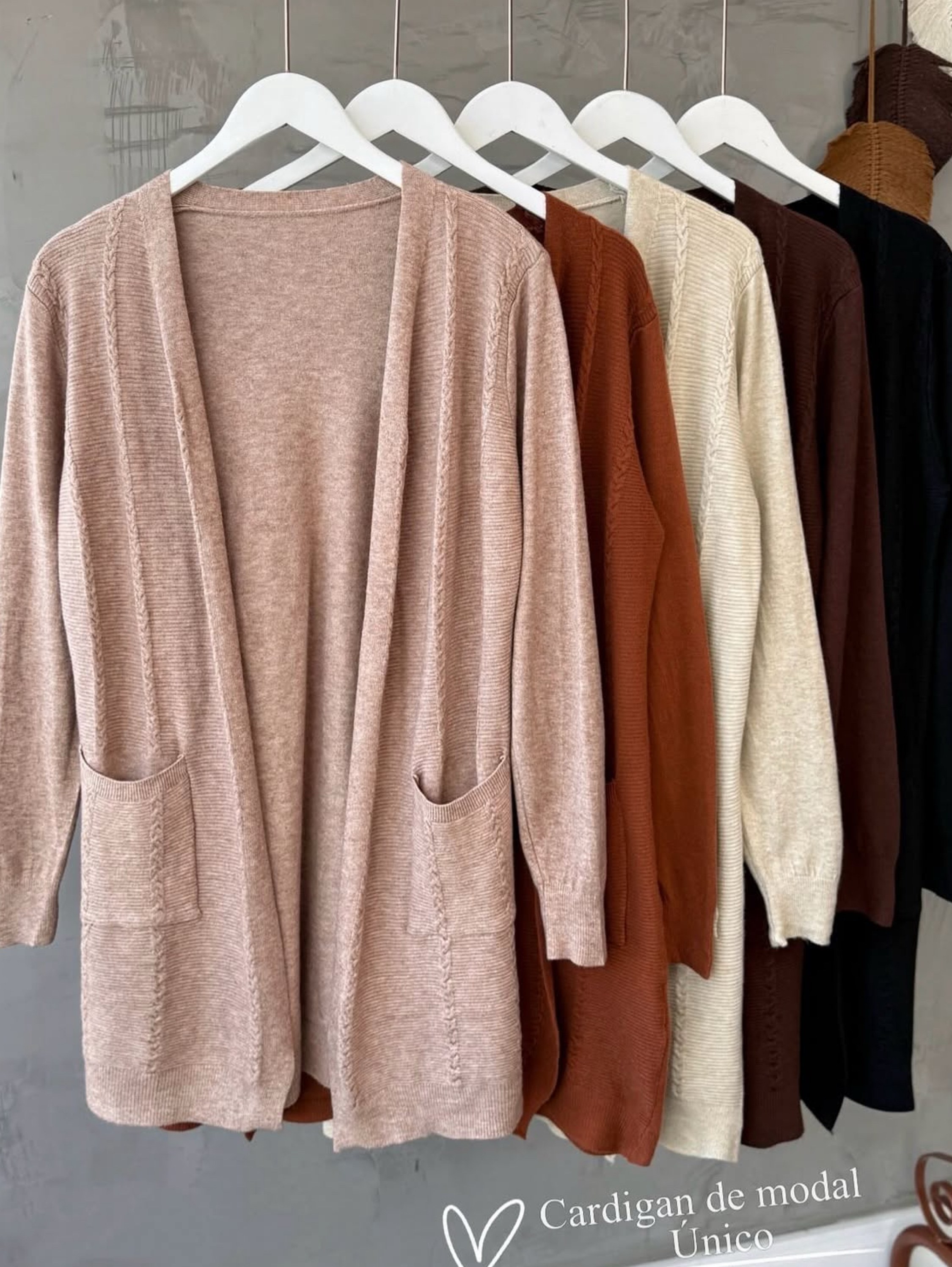 Cardigan modal importado