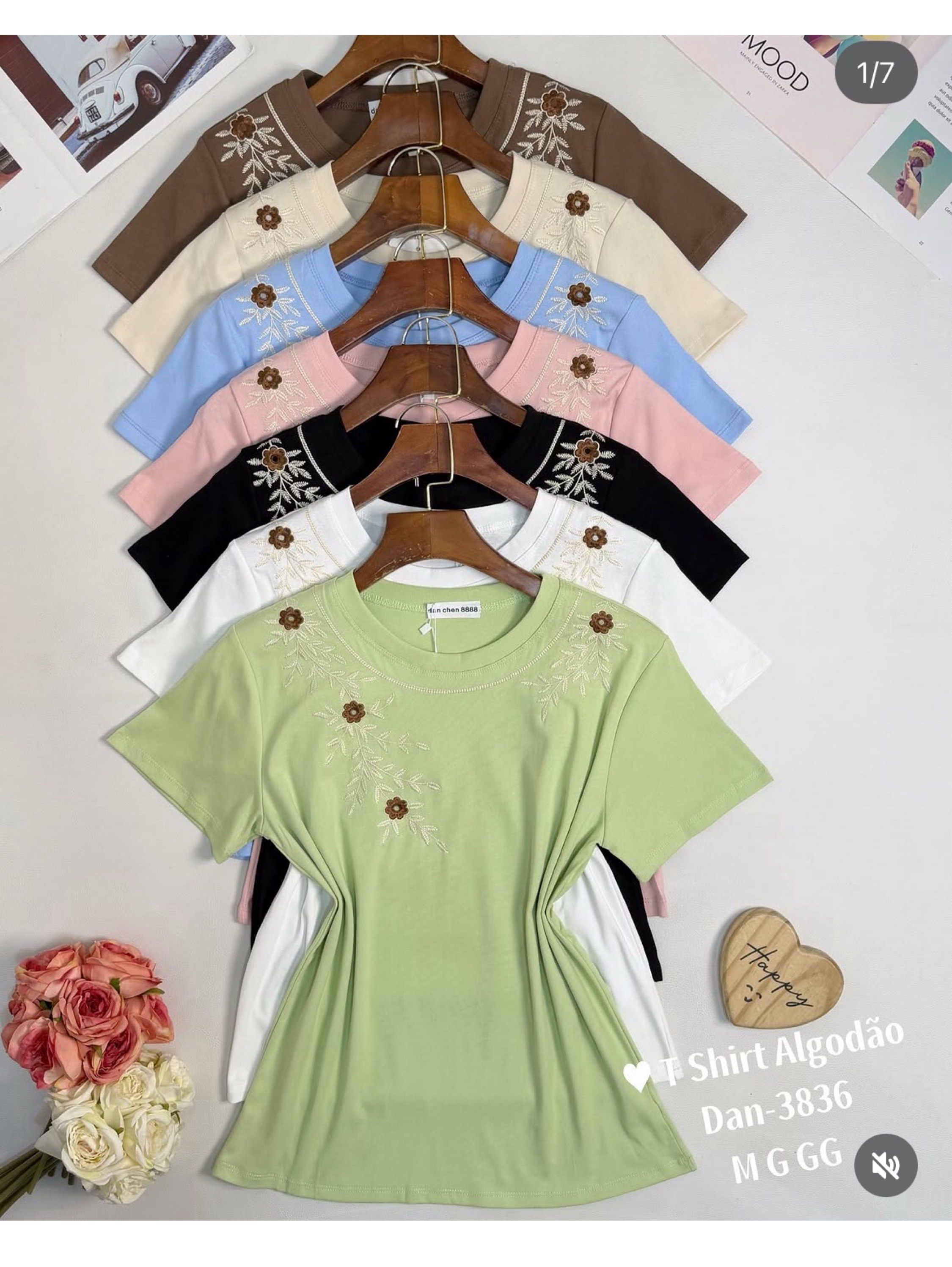 T shirt algodão