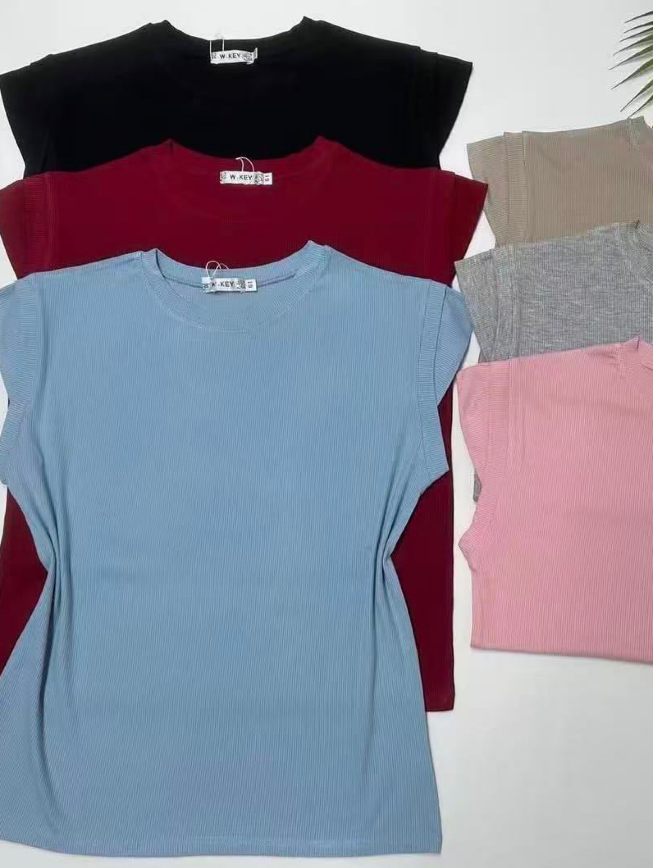 T shirt canelado plus size