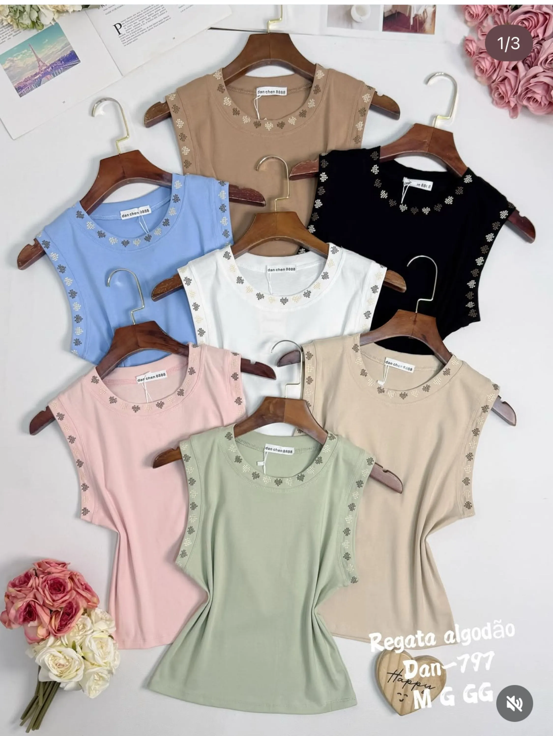 Regata algodão feminina