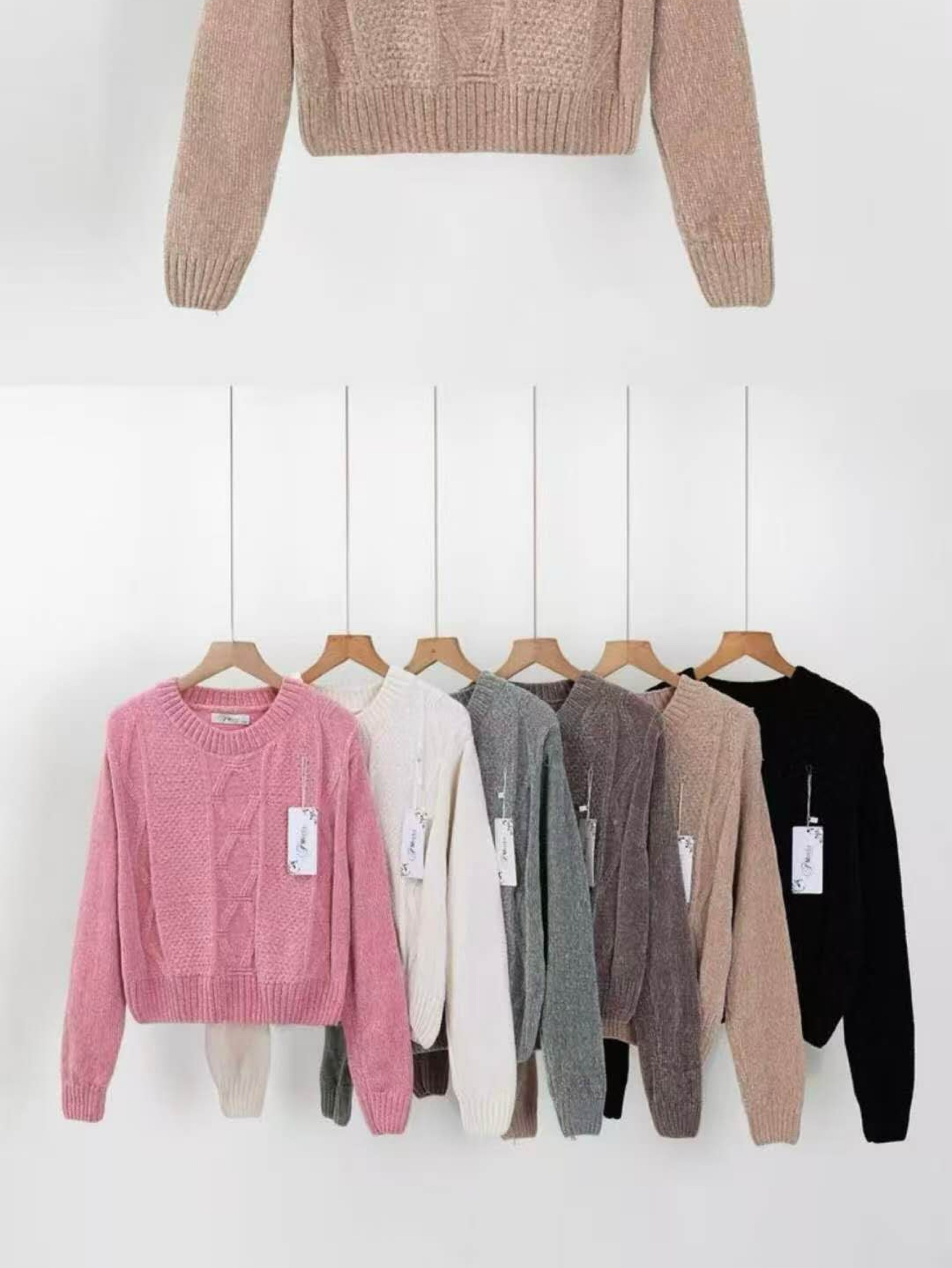Blusa de mousse cropped
