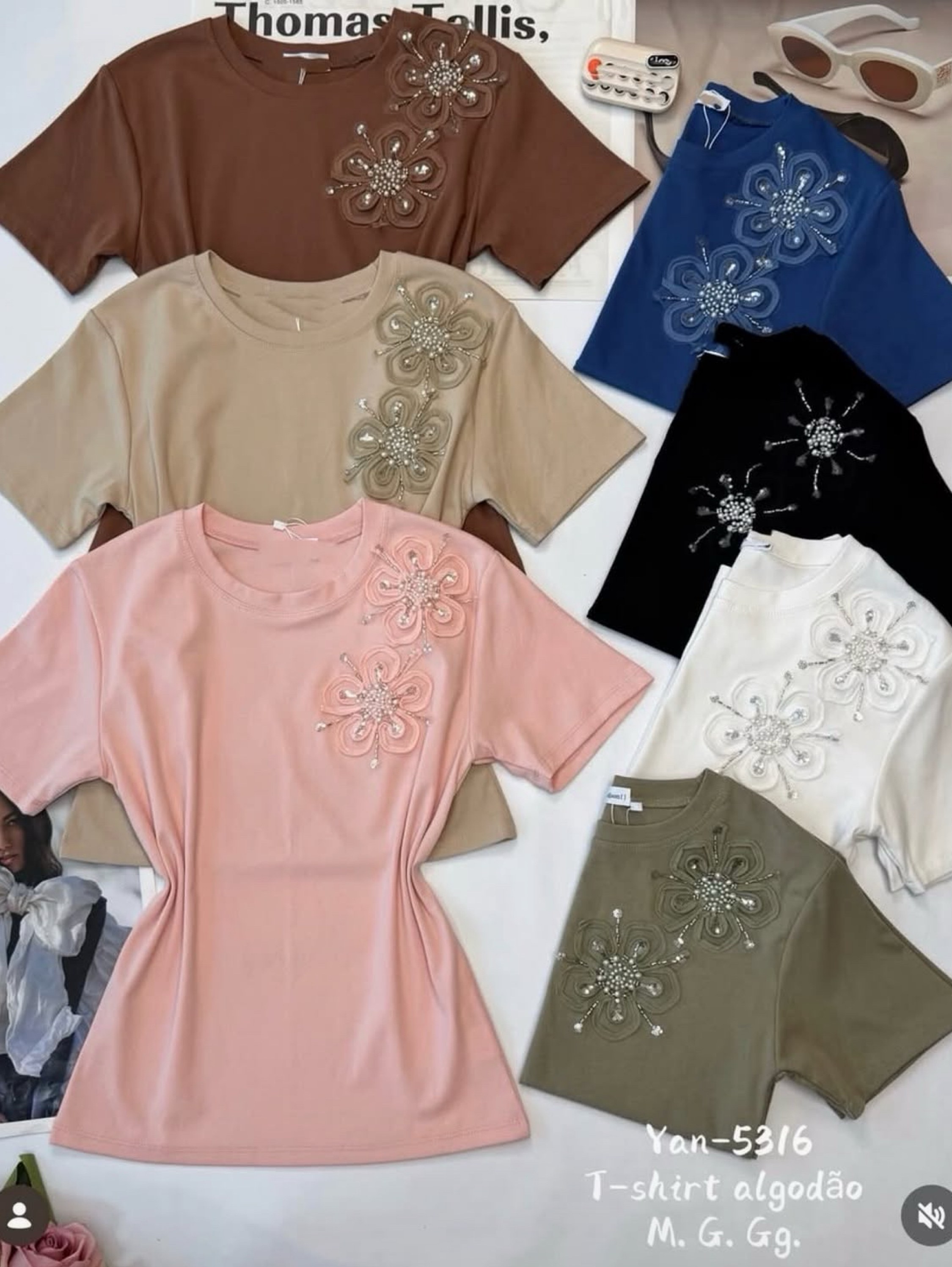 T shirt algodão
