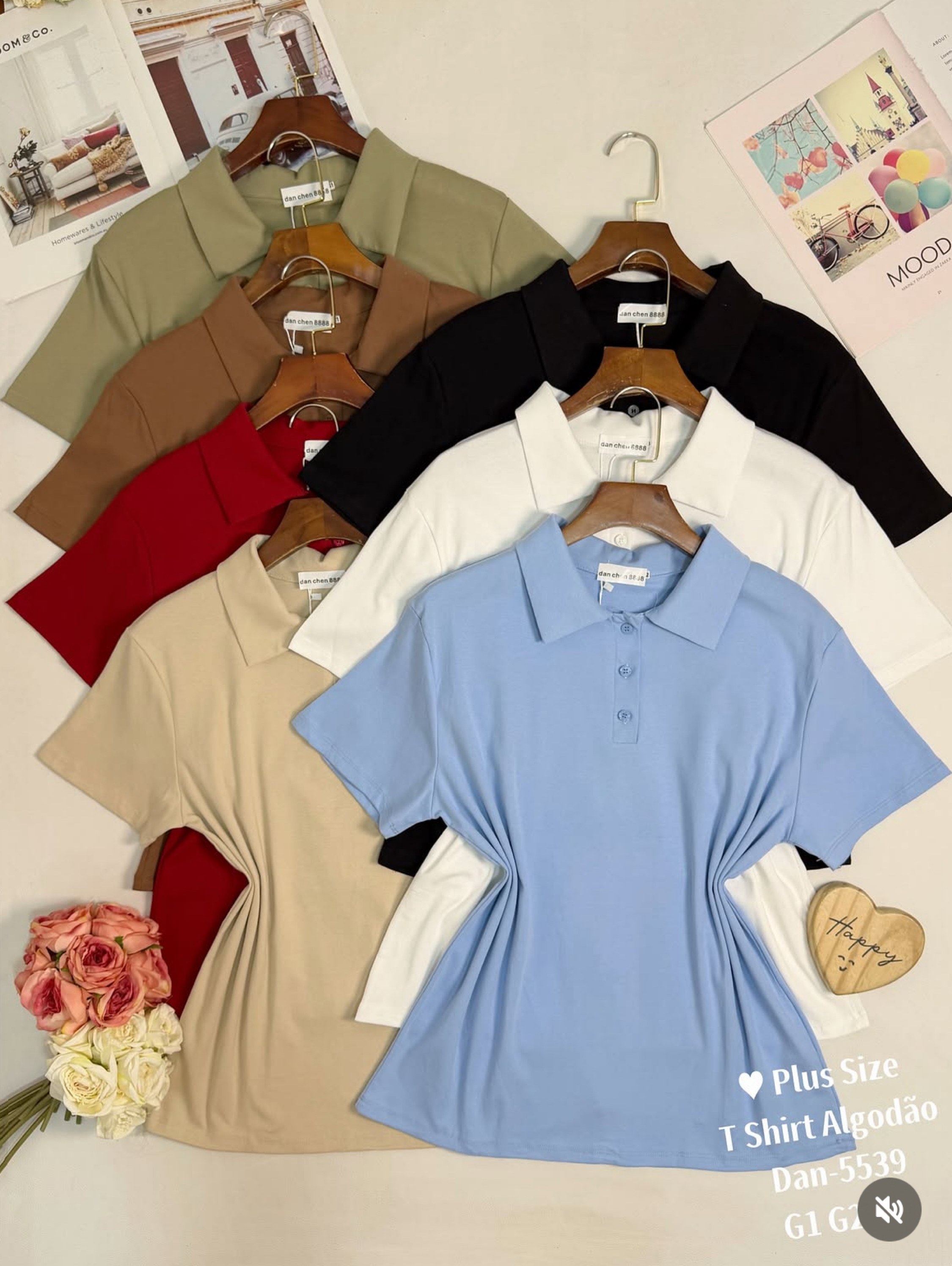 T shirt plus size importafo