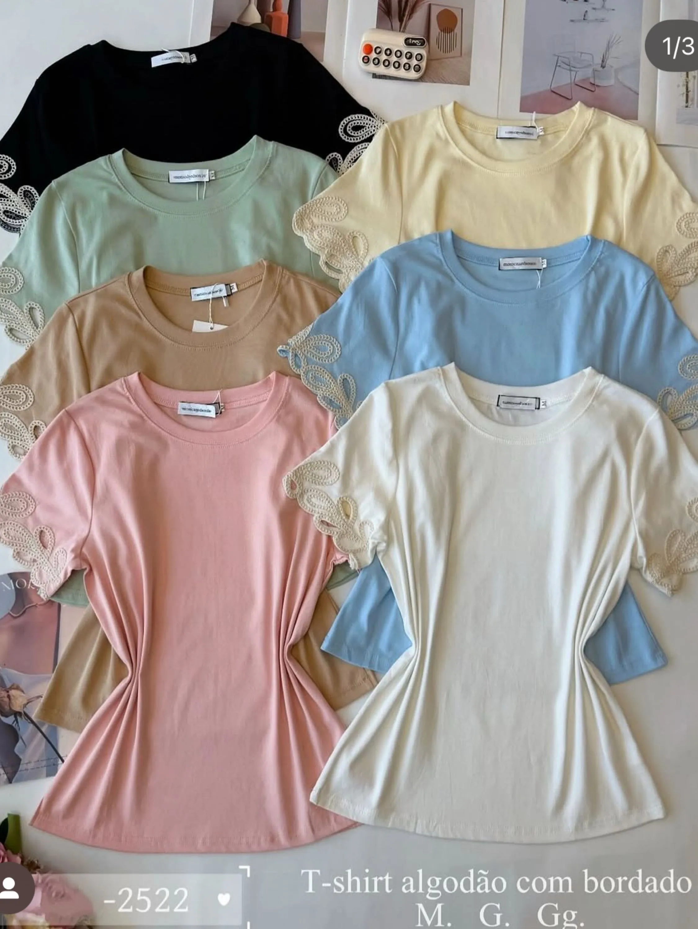 T shirt algodão importado