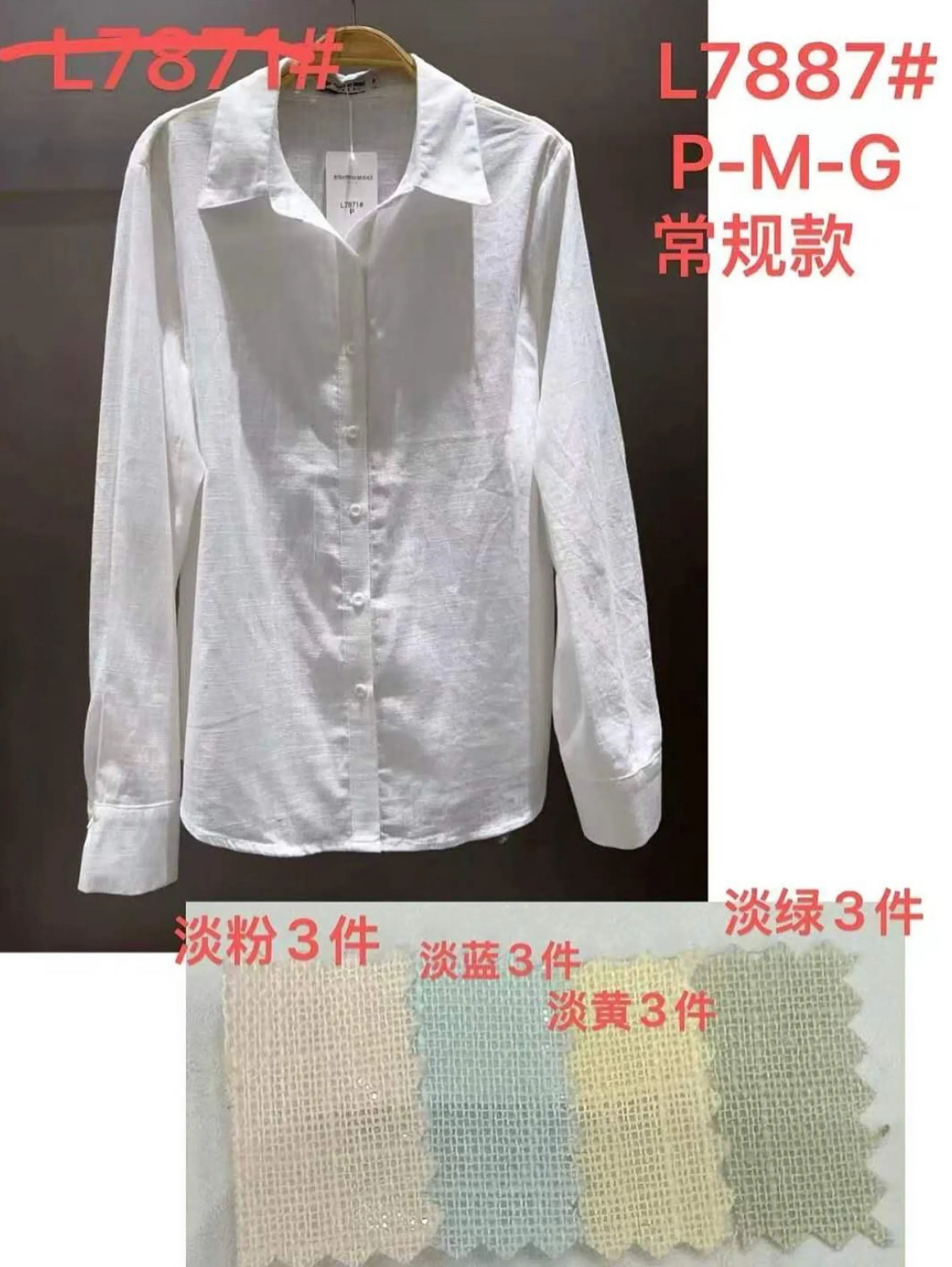 Camisa de linho manga longa