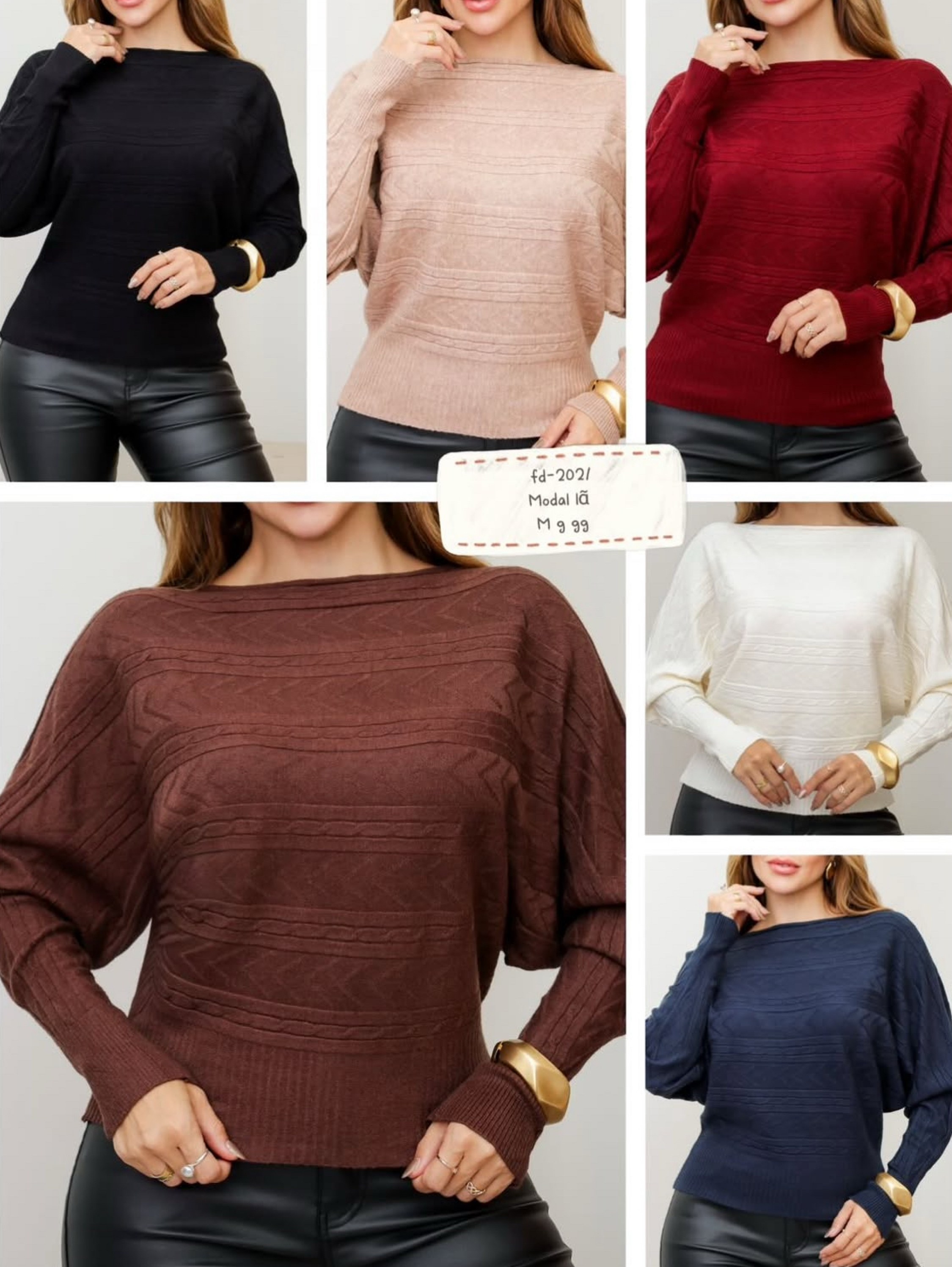 Blusa modal manga morcego