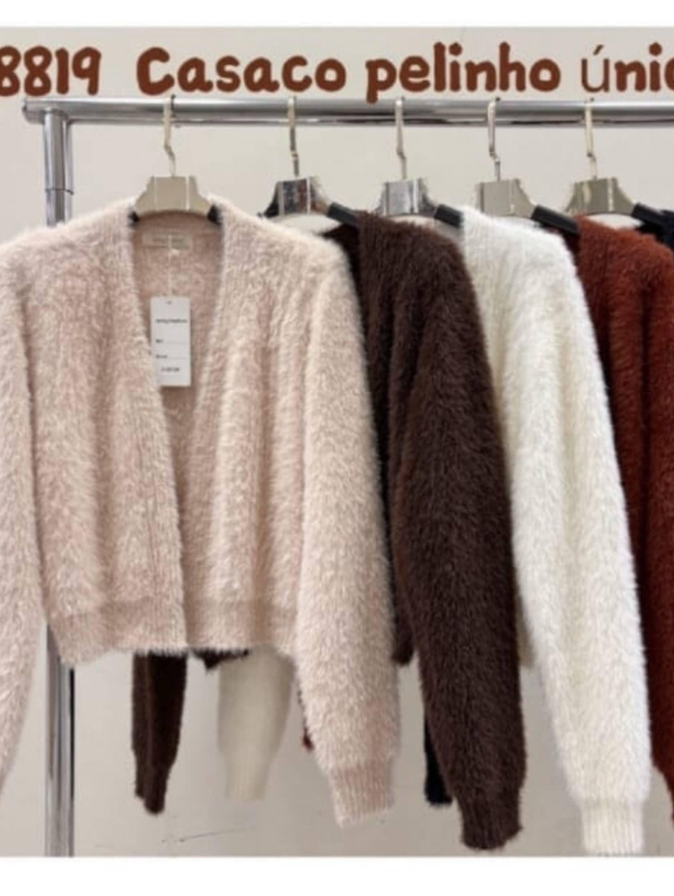 Casaquinho de pelinho grosso