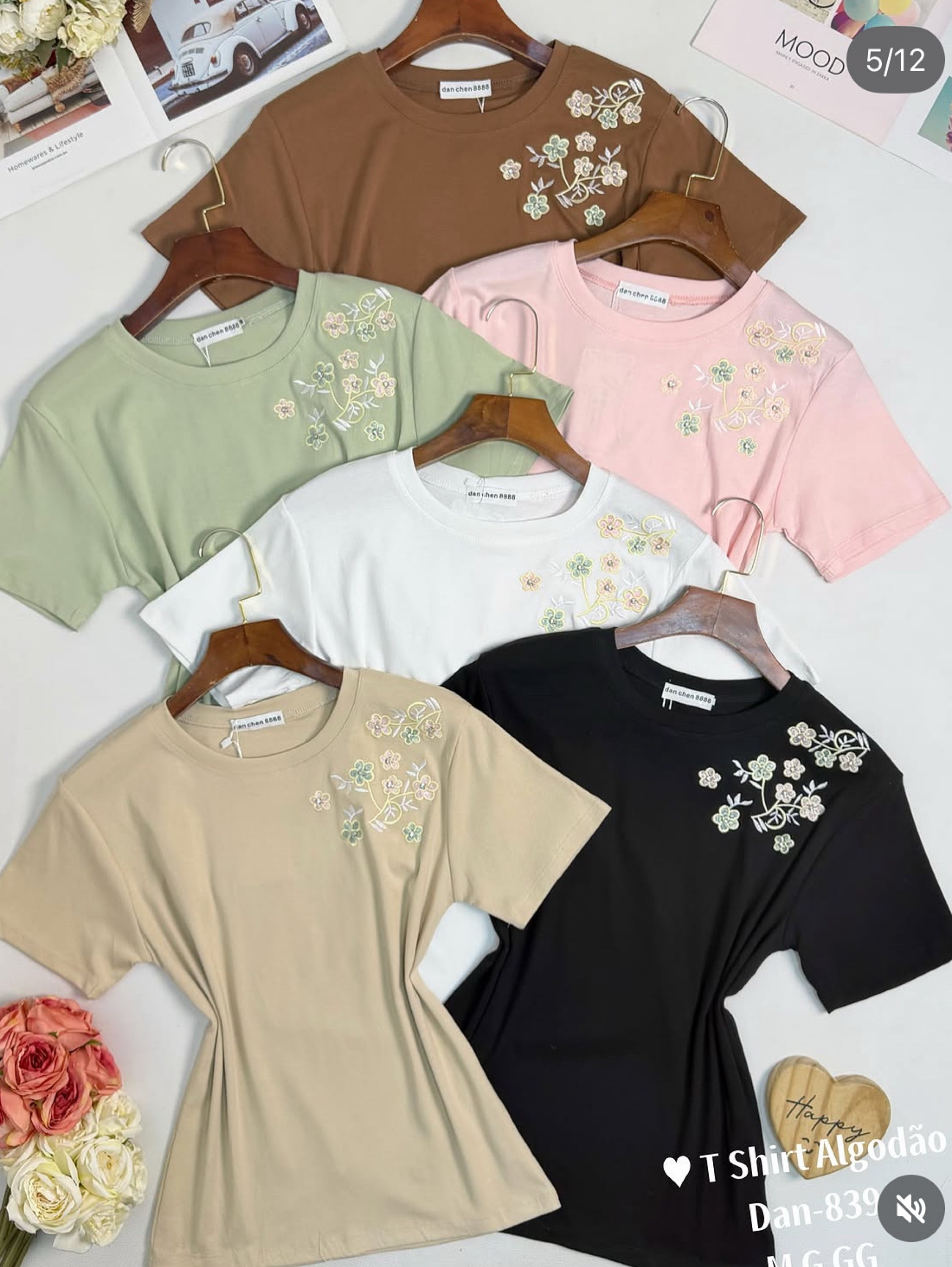 T shirt algodão