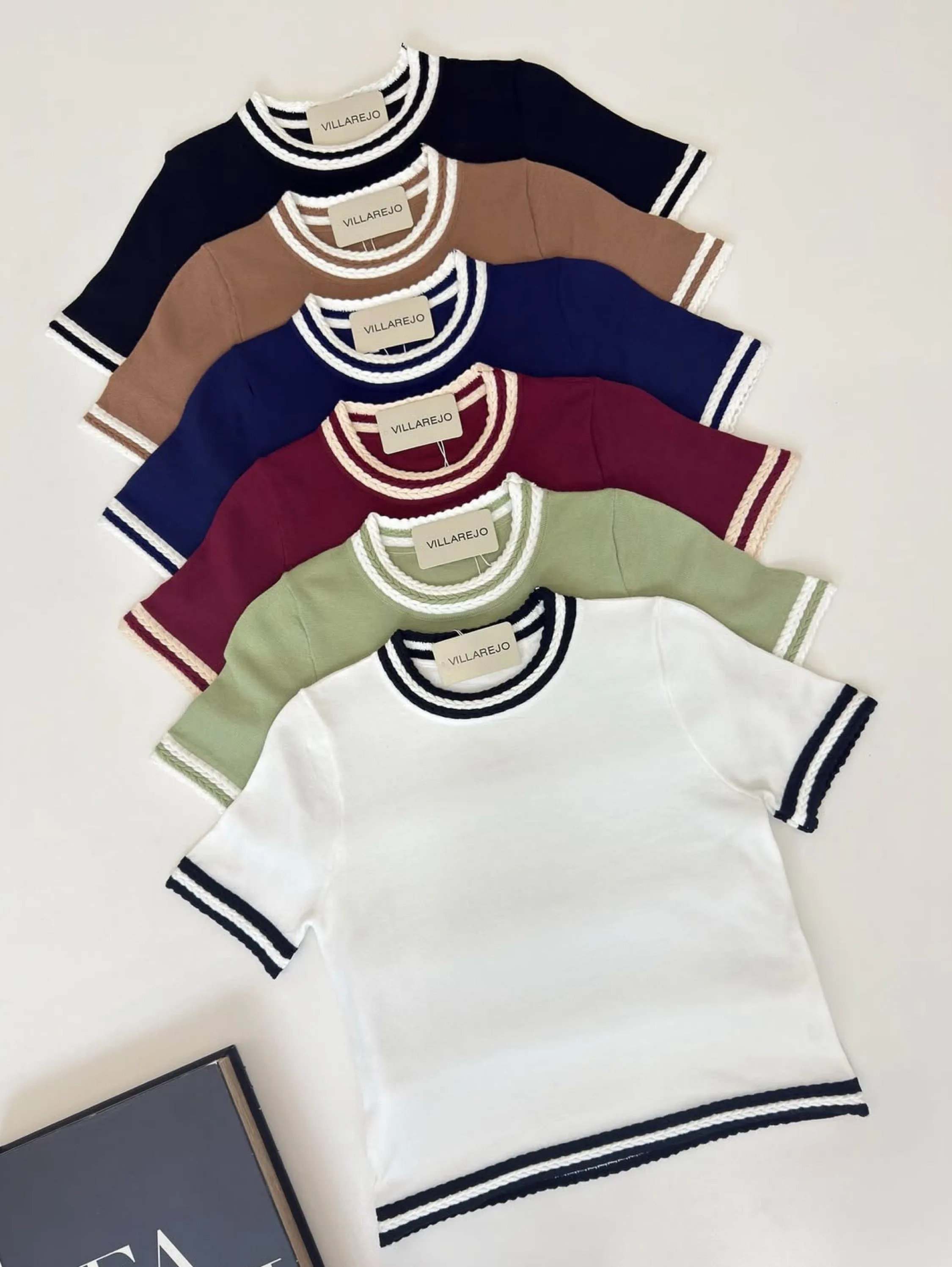 Blusa modal manga curta