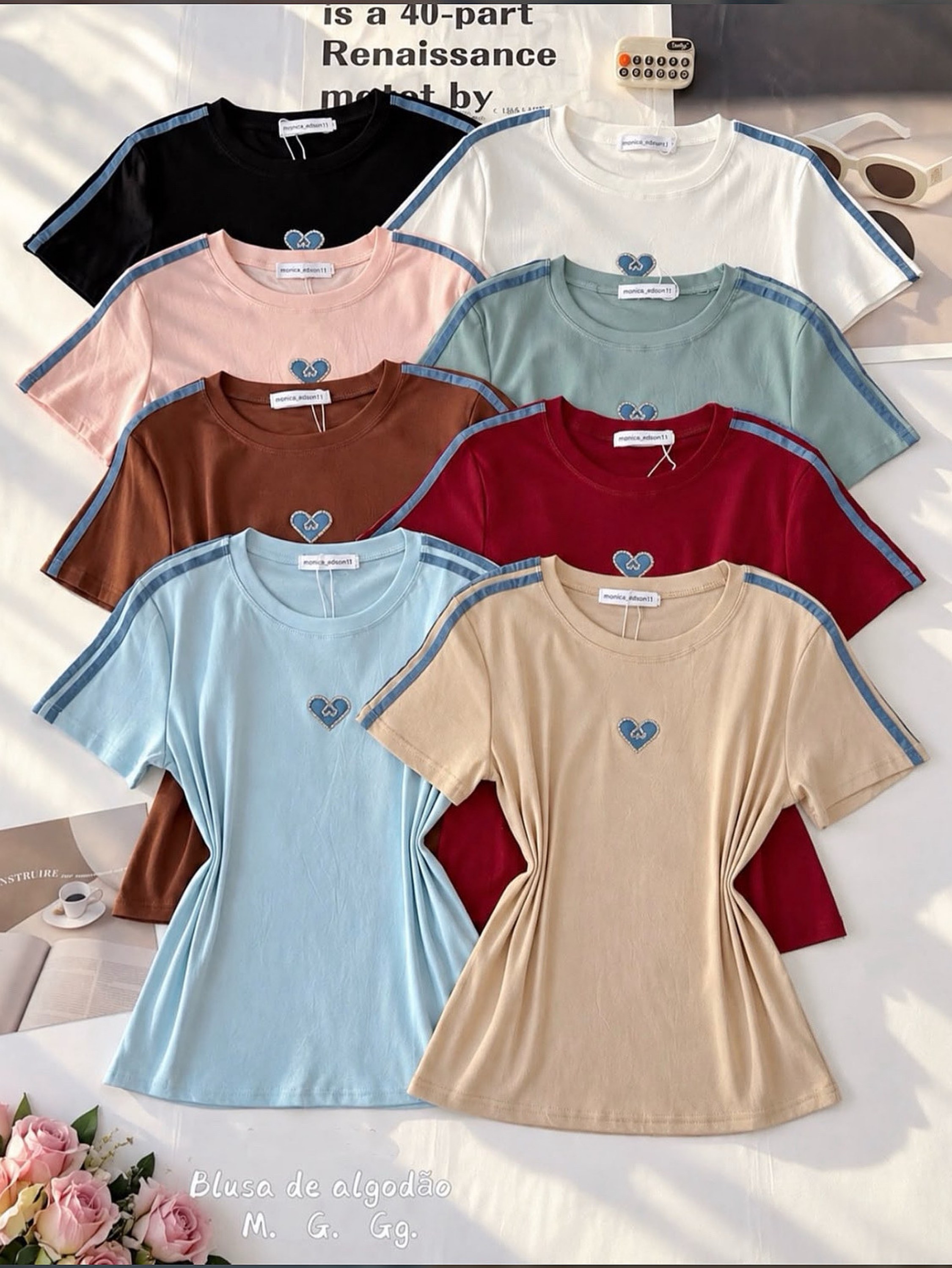 T shirt algodão