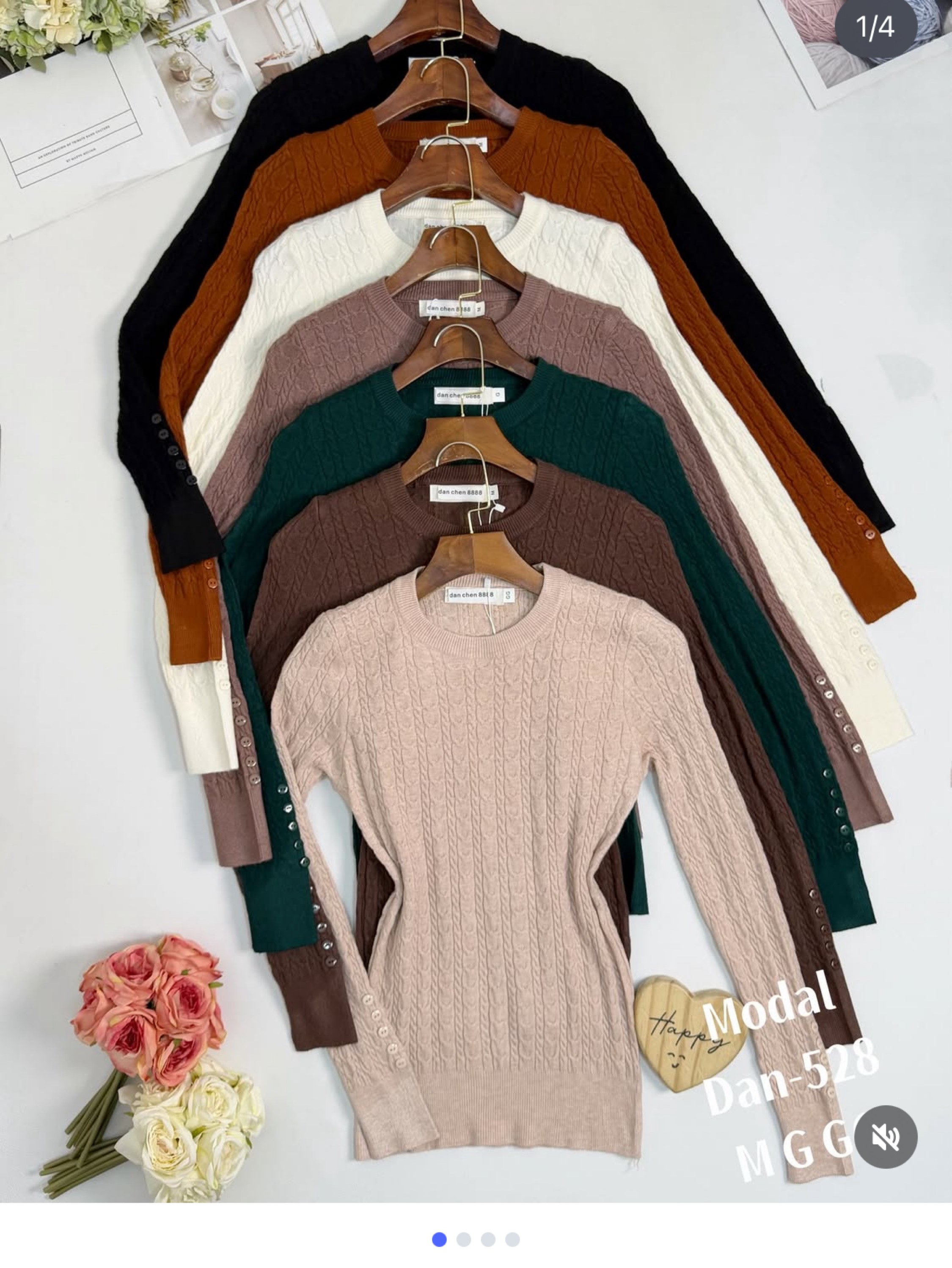 Blusa modal manga com botão