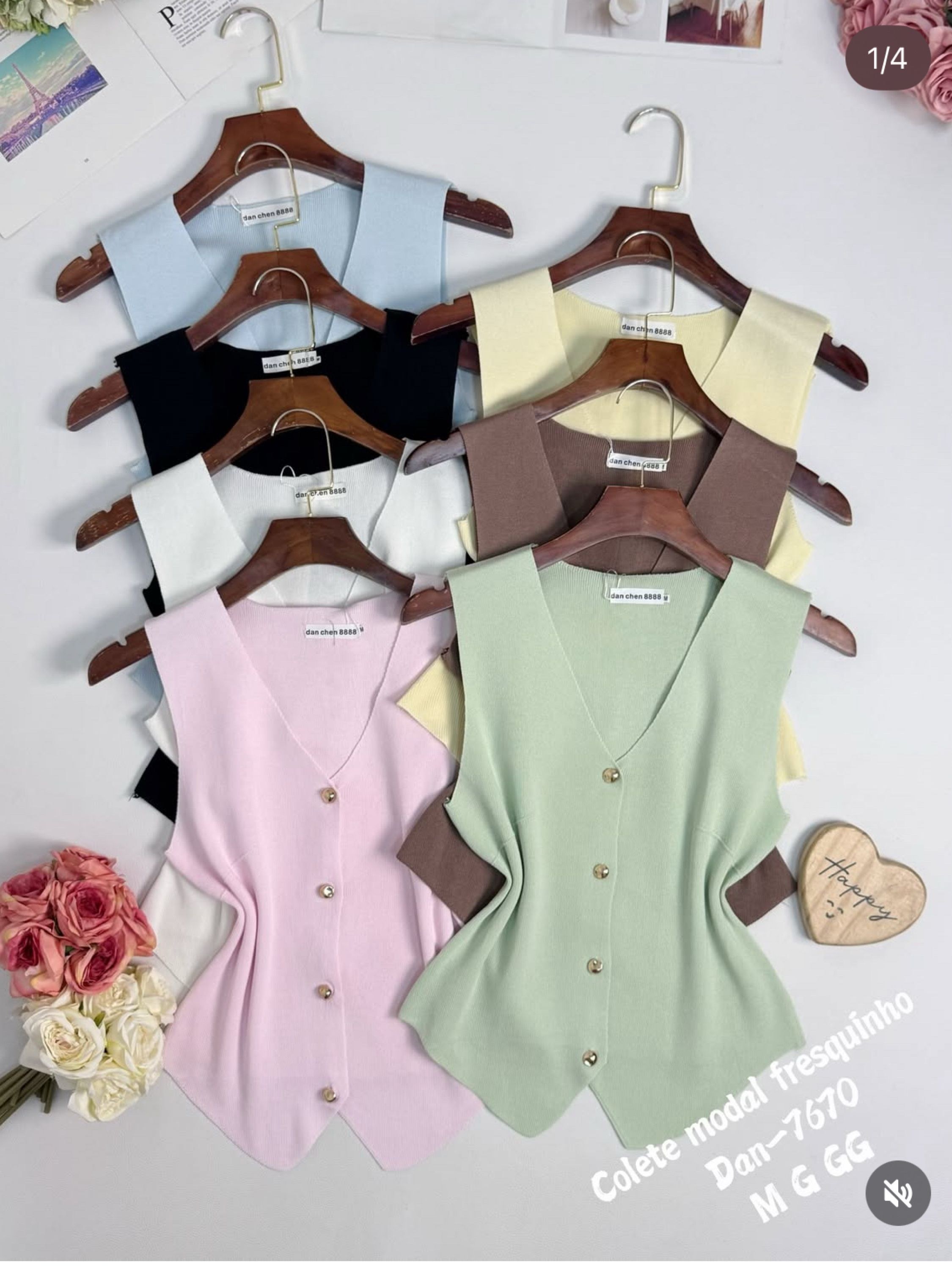 Colete modal fresquinha