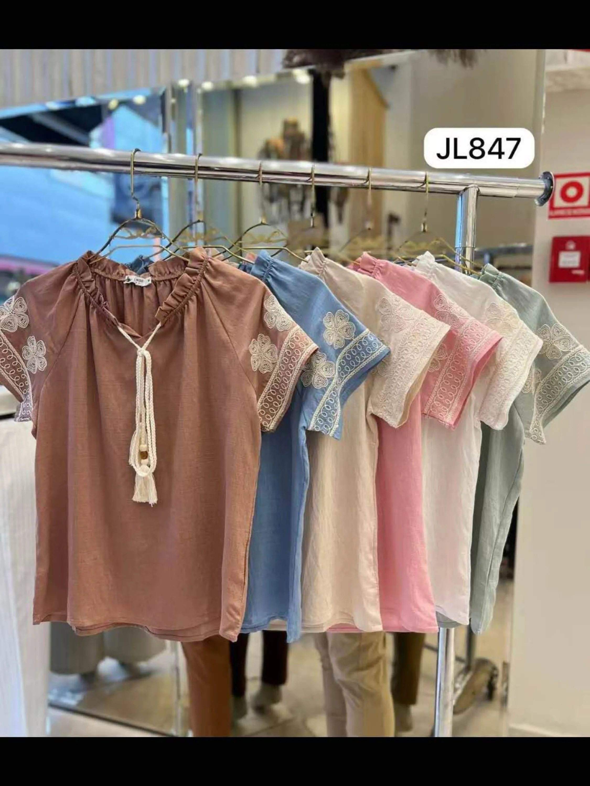 Blusa manga curta