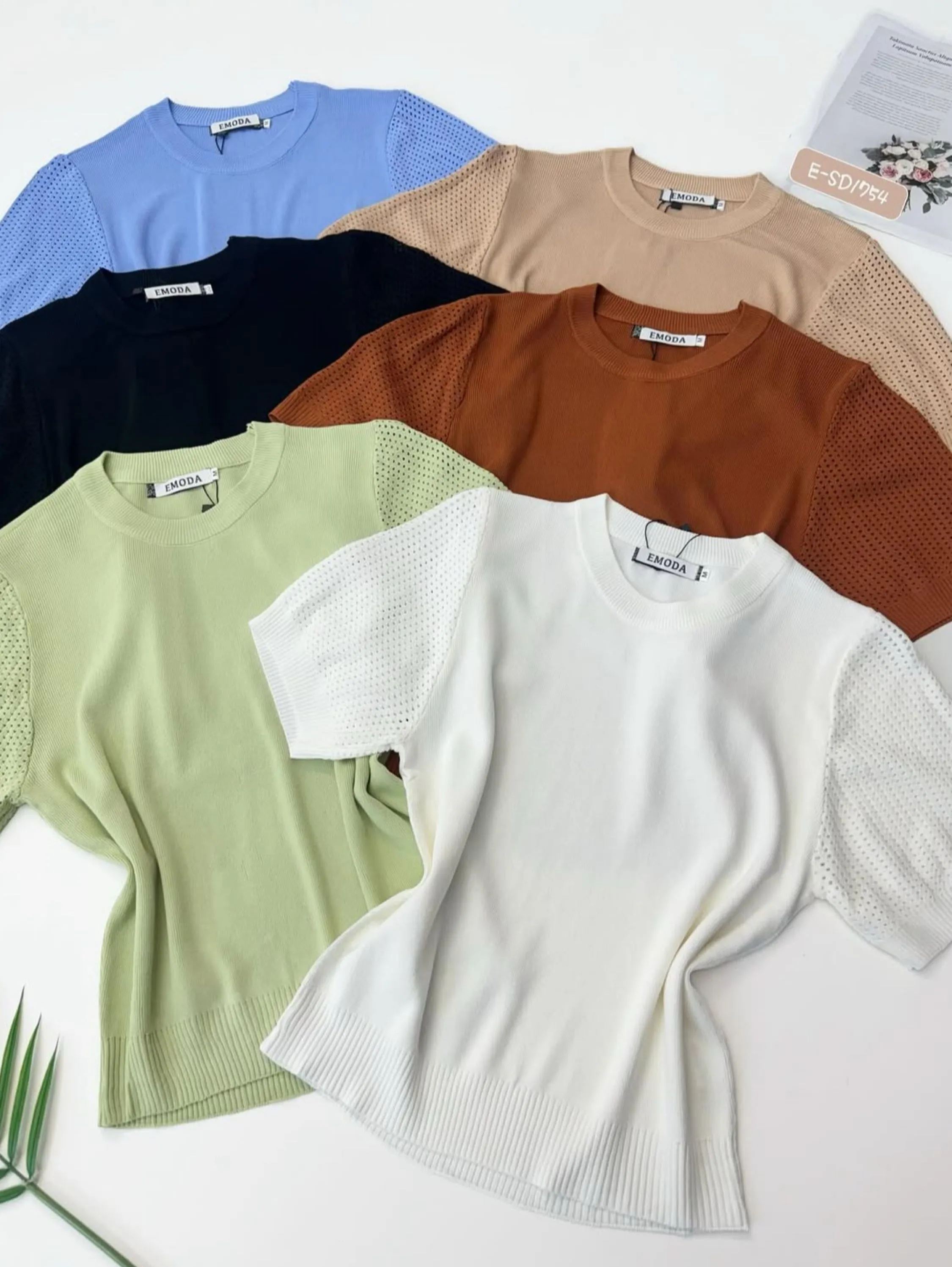 Blusa modal manga curta