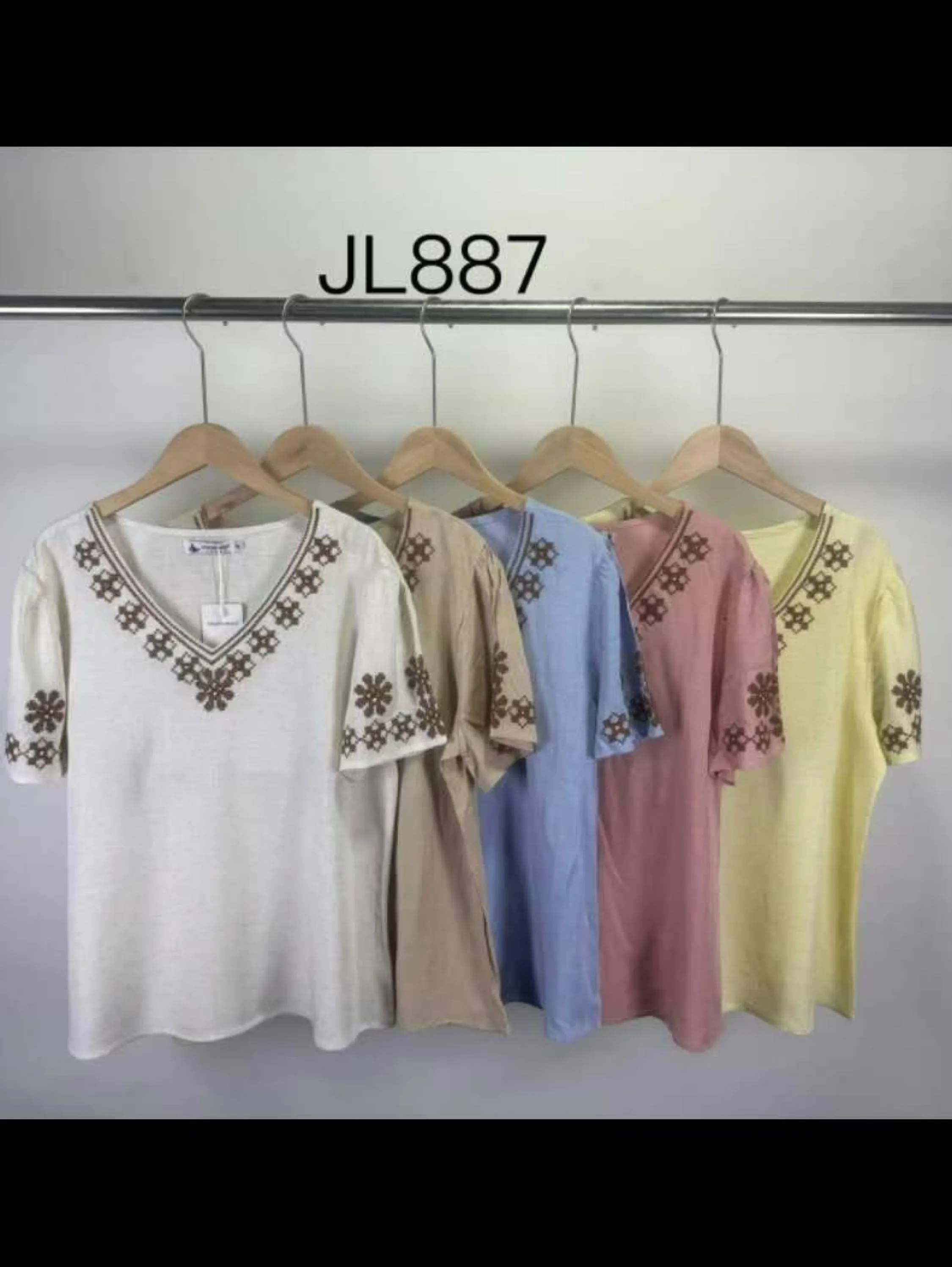 Blusa manga curta importado