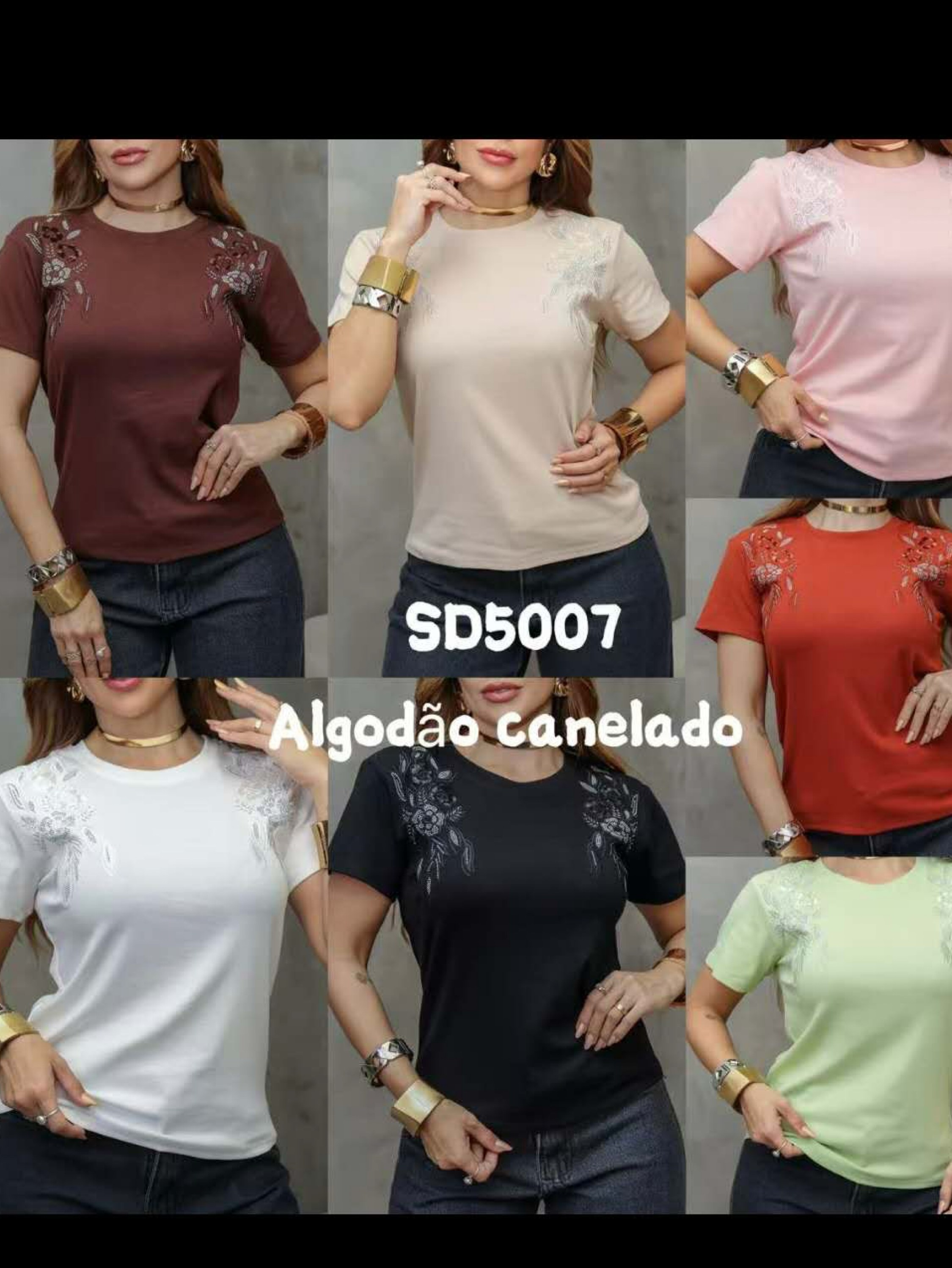 T shirt algodão
