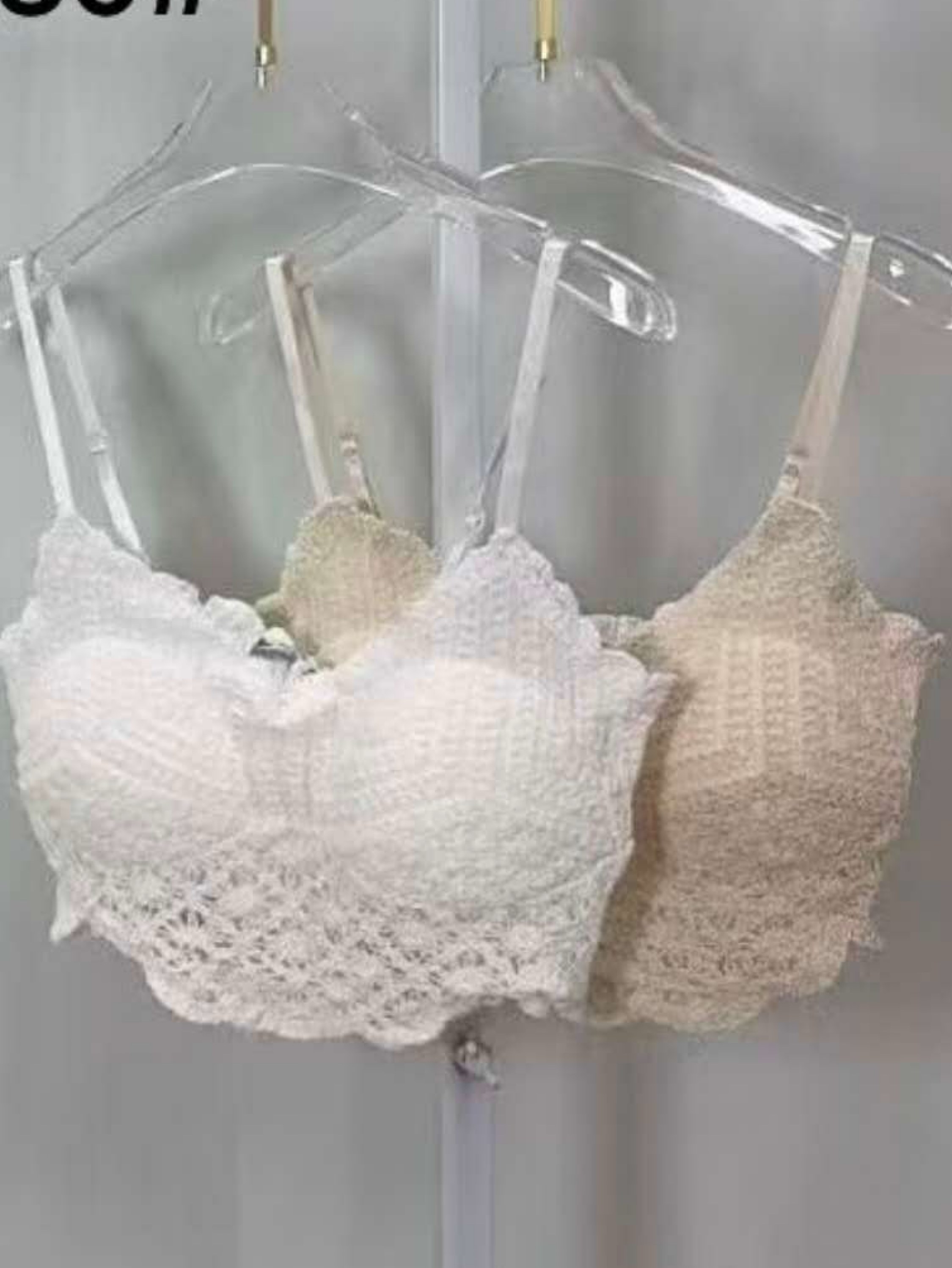 Cropped de renda