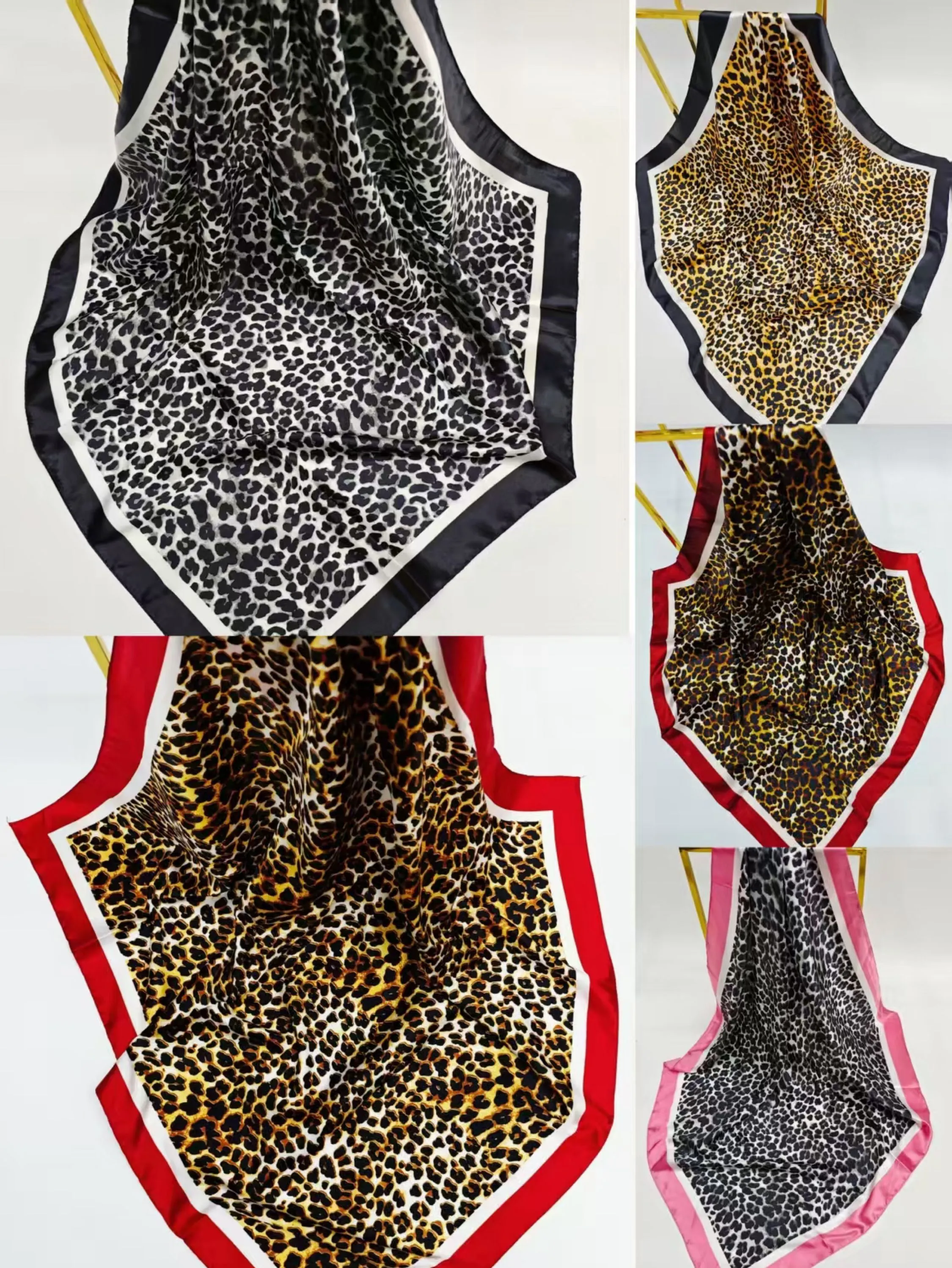 Lenço de seda 90*90