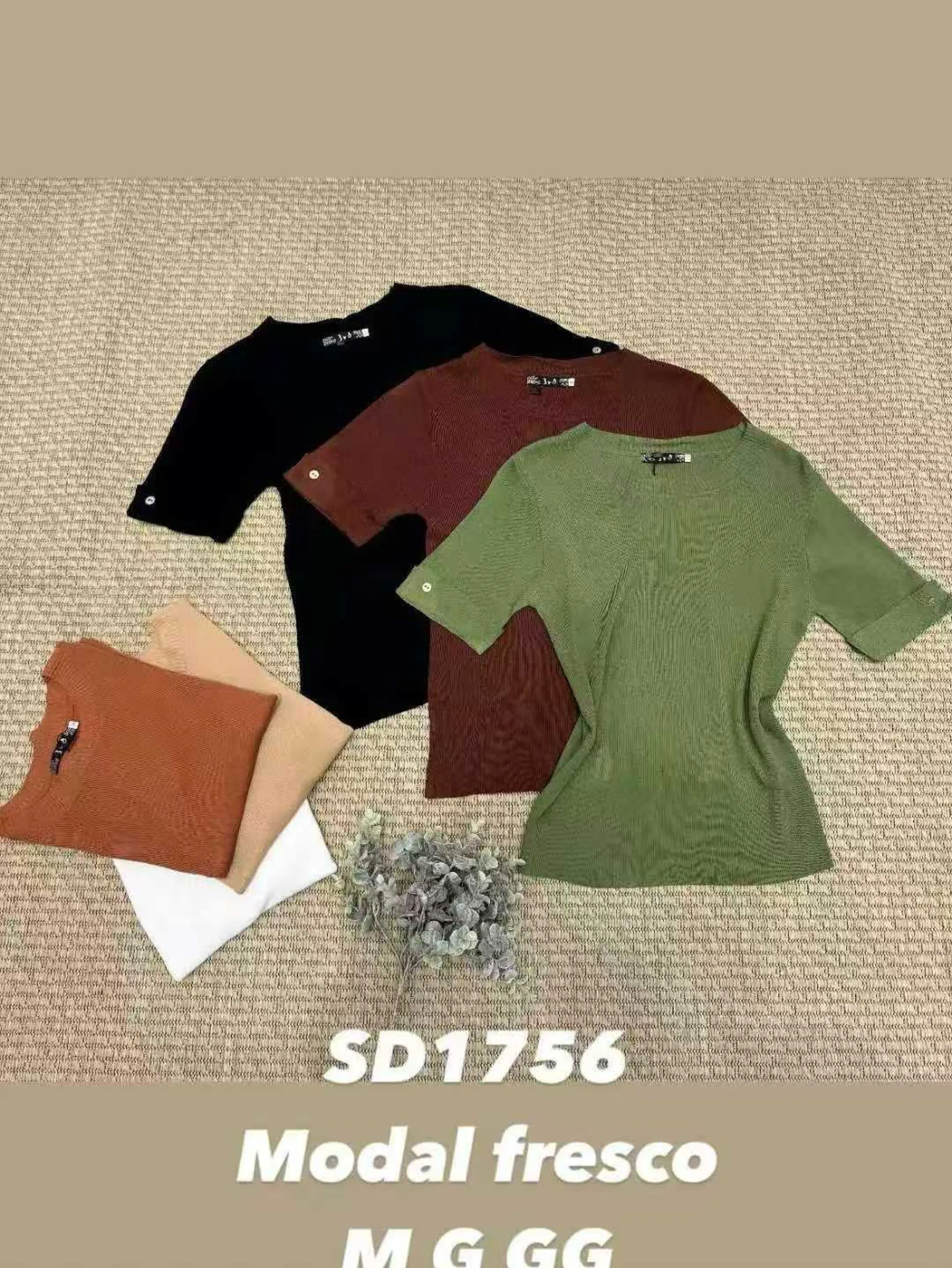 Blusa modal manga curta
