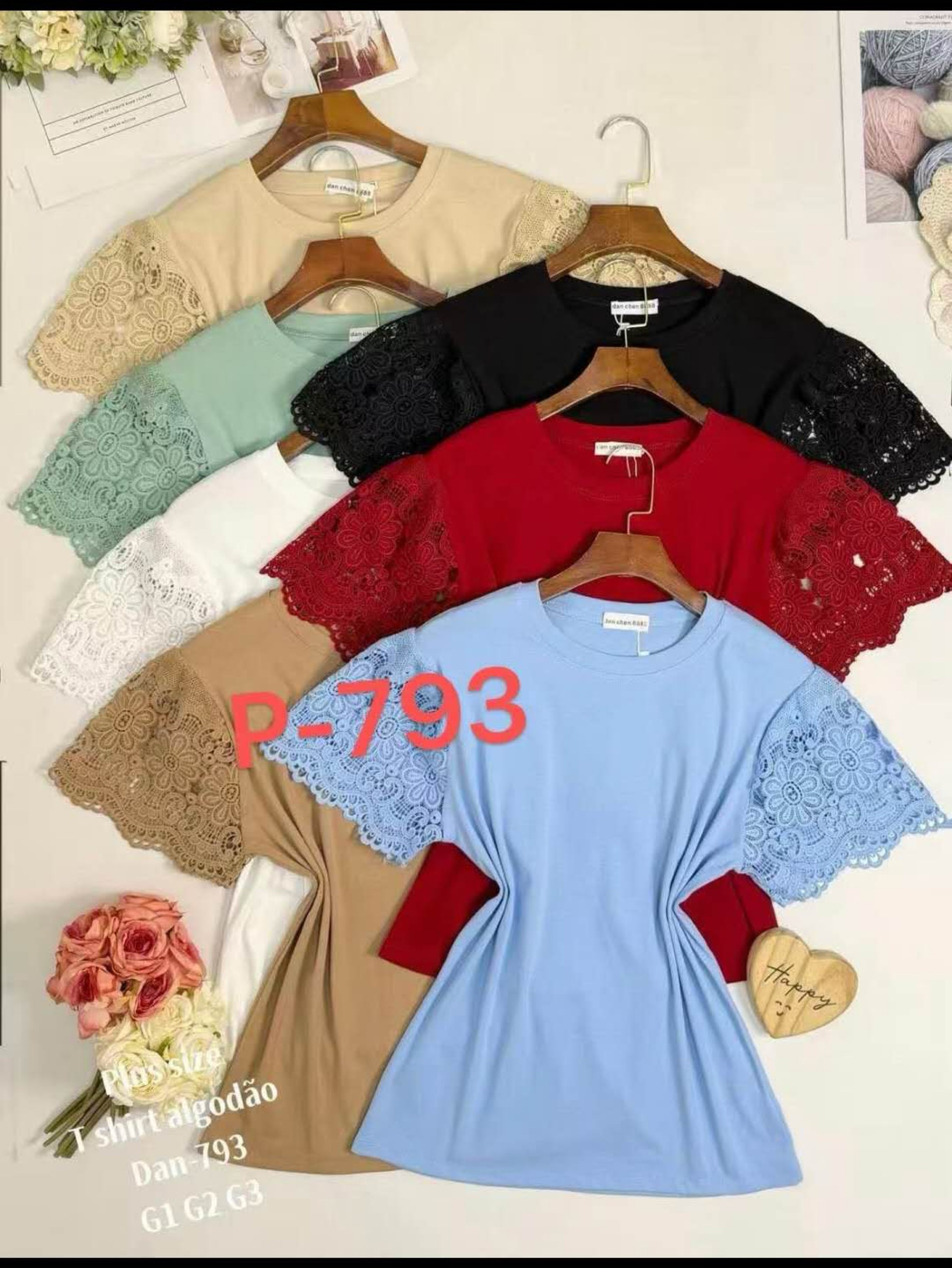 T shirt algodão plus size