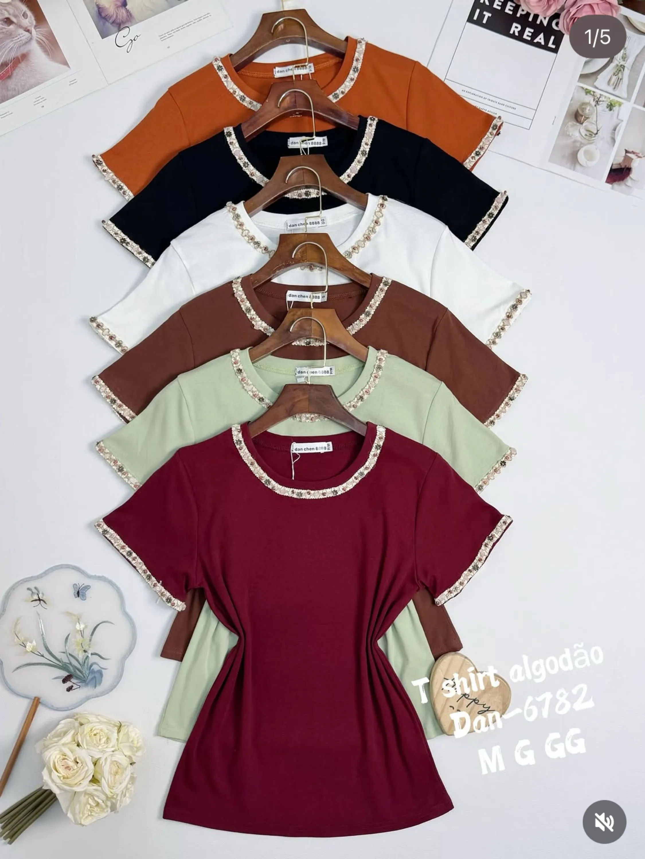 T shirts algodão