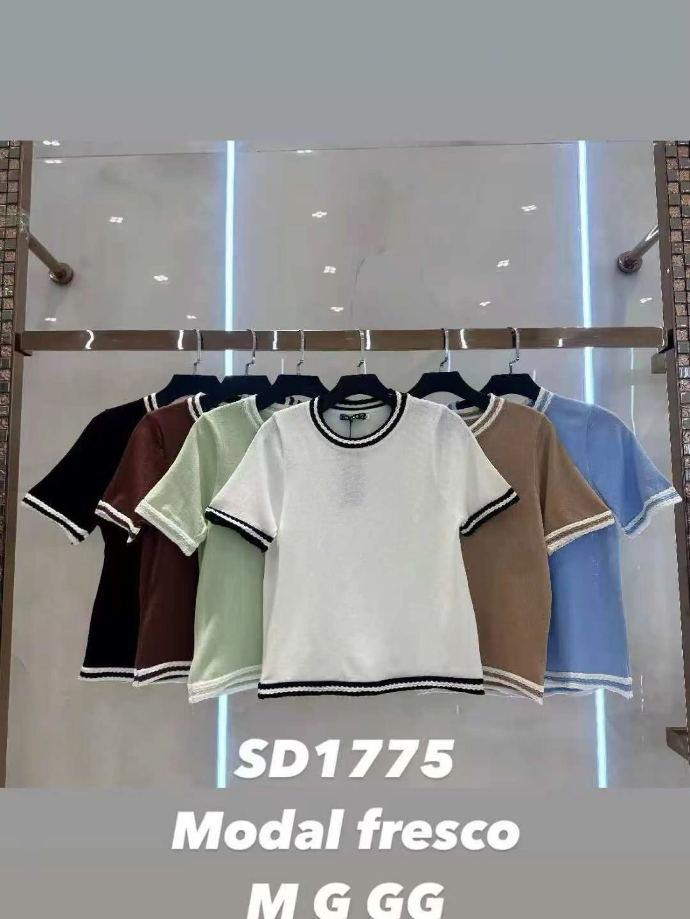 Blusa modal manga curta