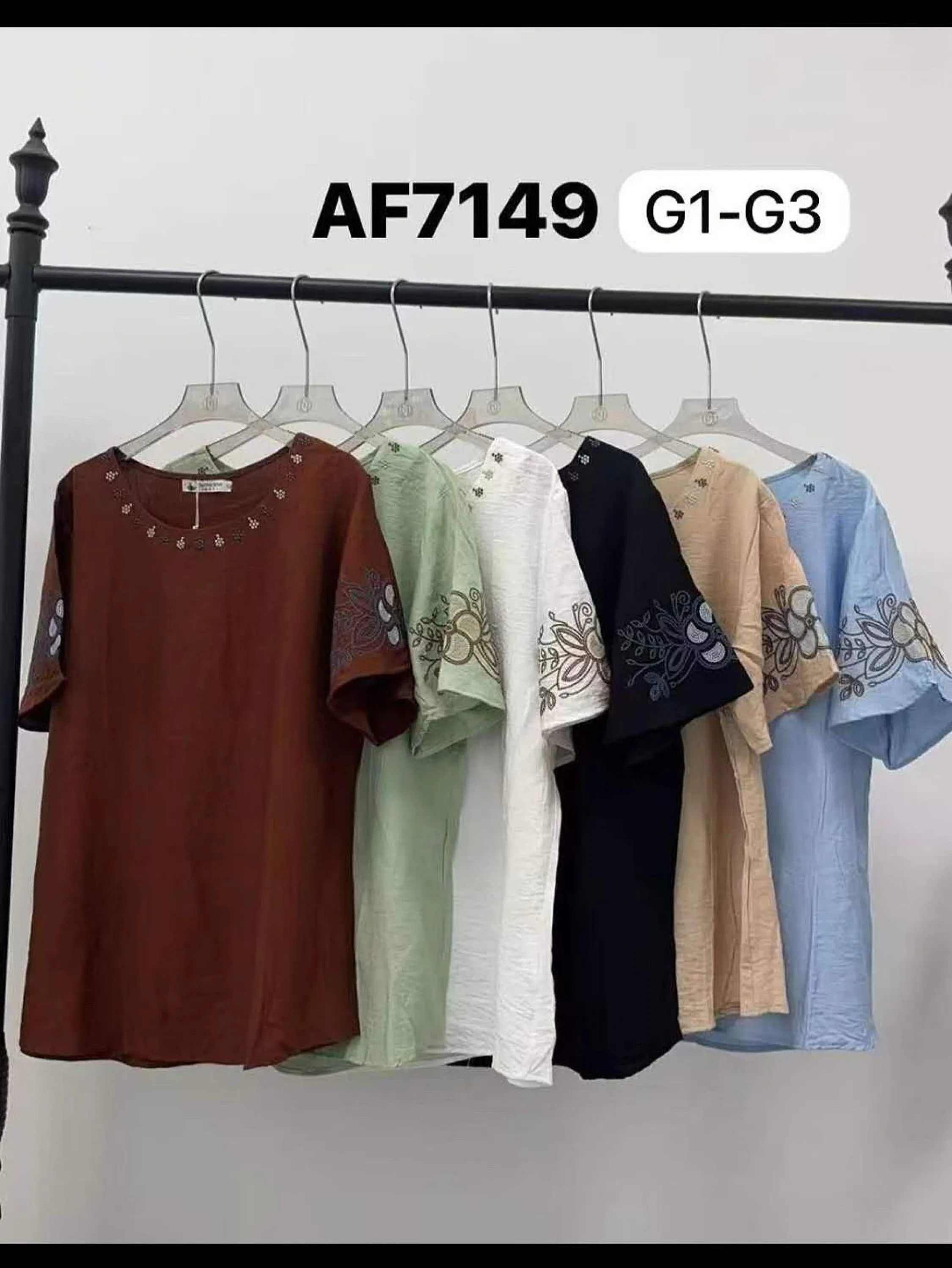 Blusa de linho plus size
