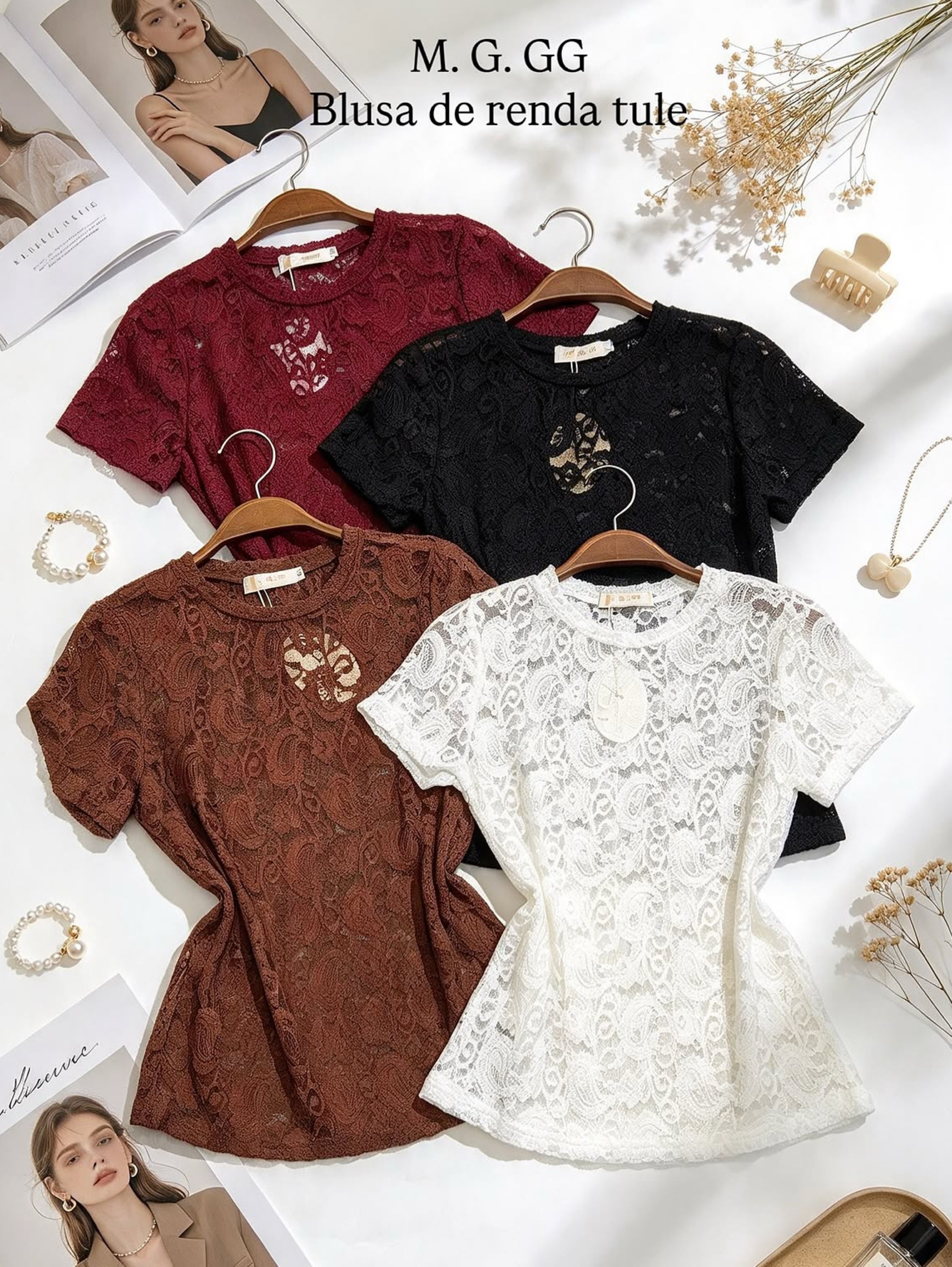 Blusa de tule