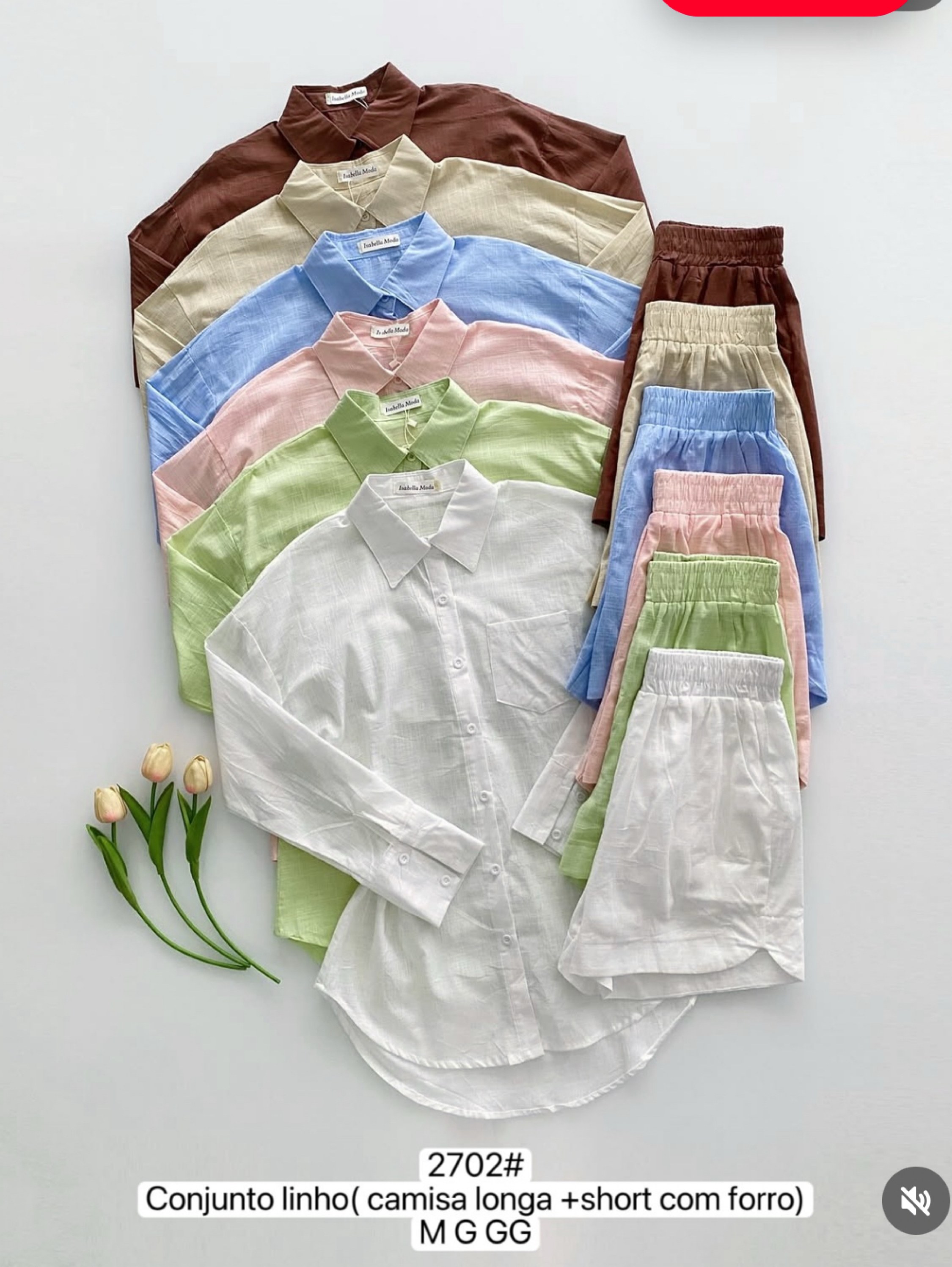 Conjunto de linho