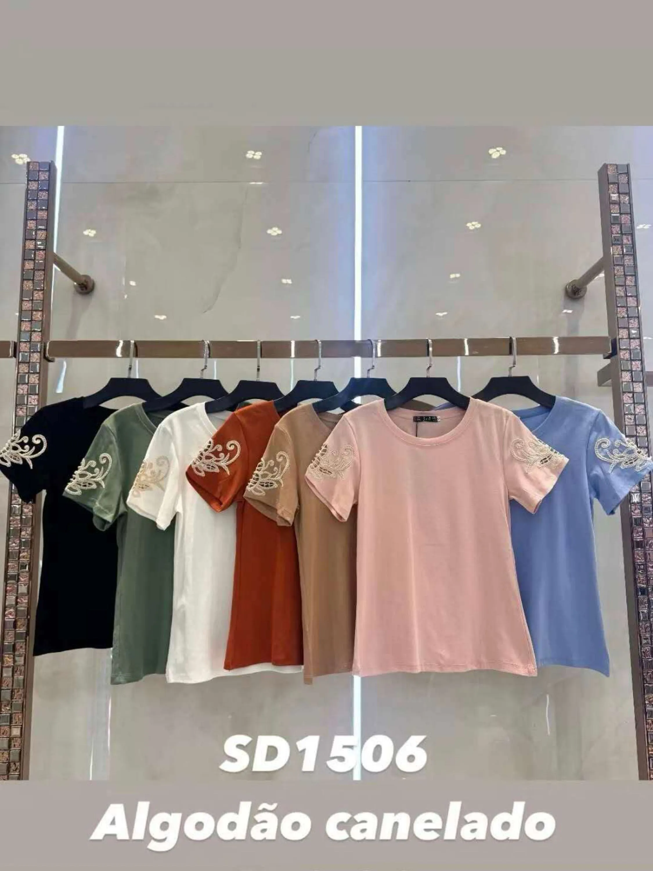 T shirt de algodão