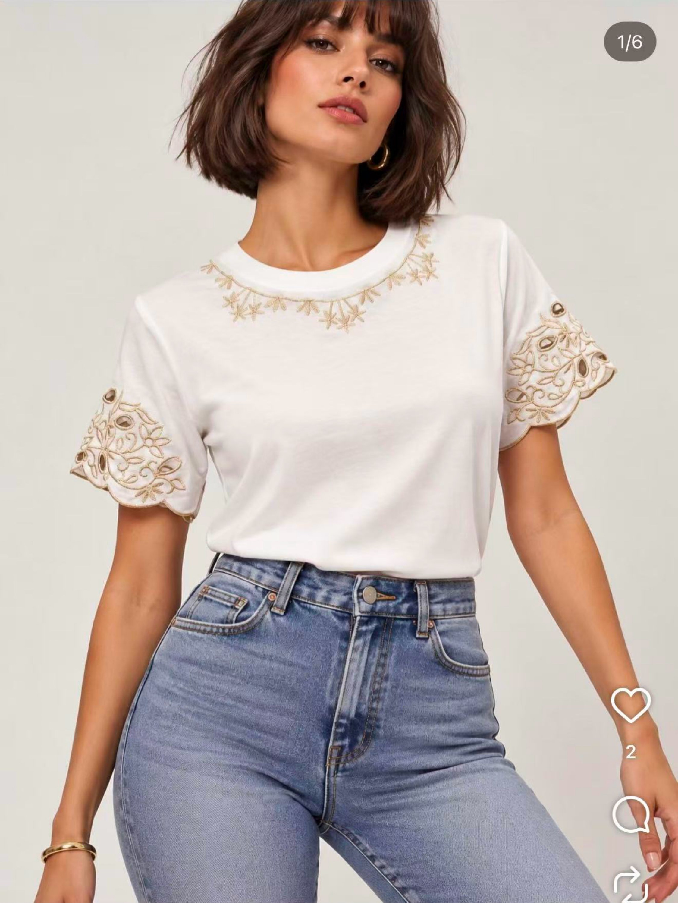 T shirt algodão importado
