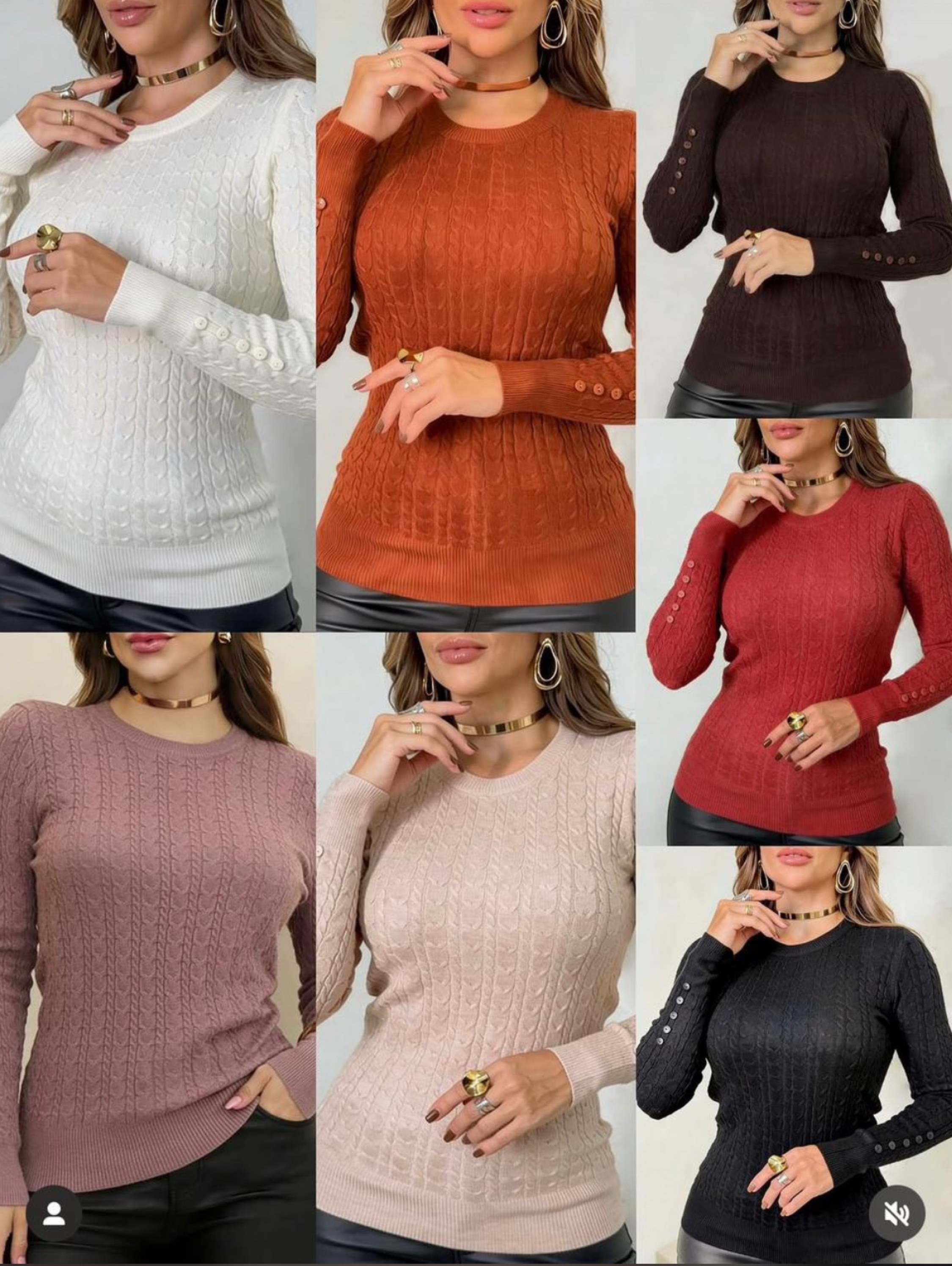 Blusa modal manga com botão