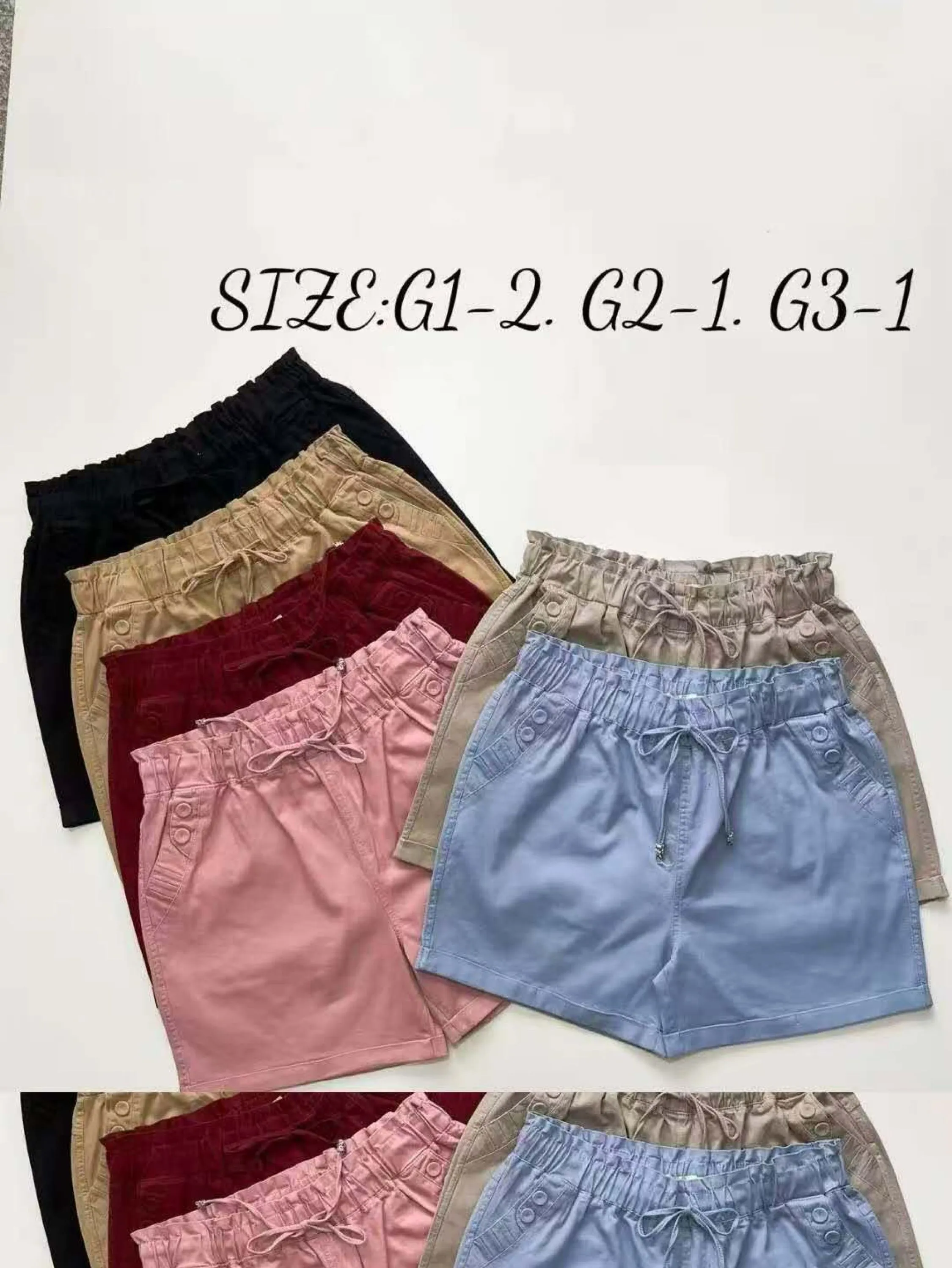 Short sarja plus size
