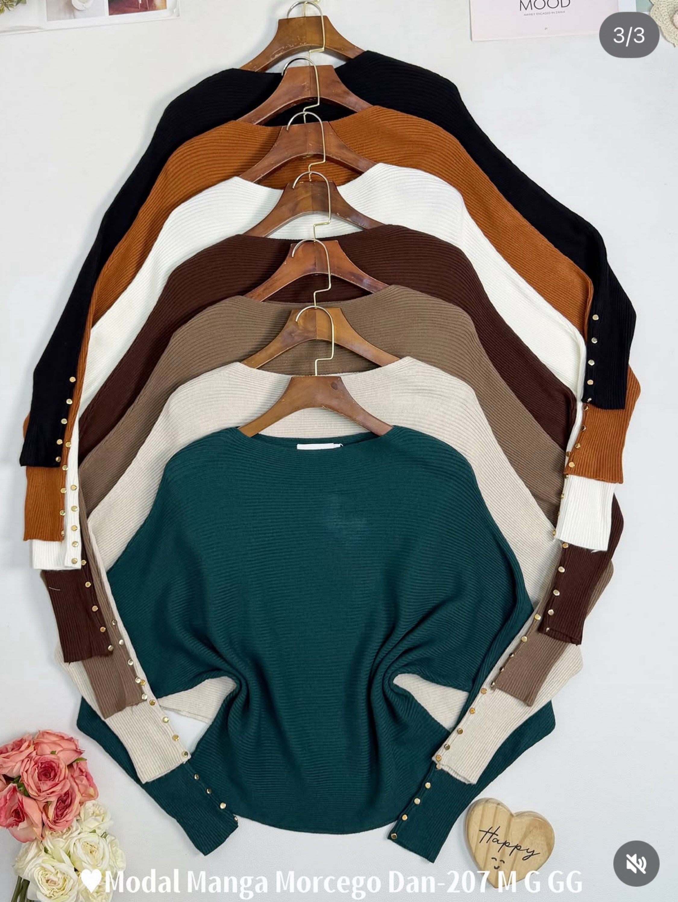 Blusa modal manga morcego