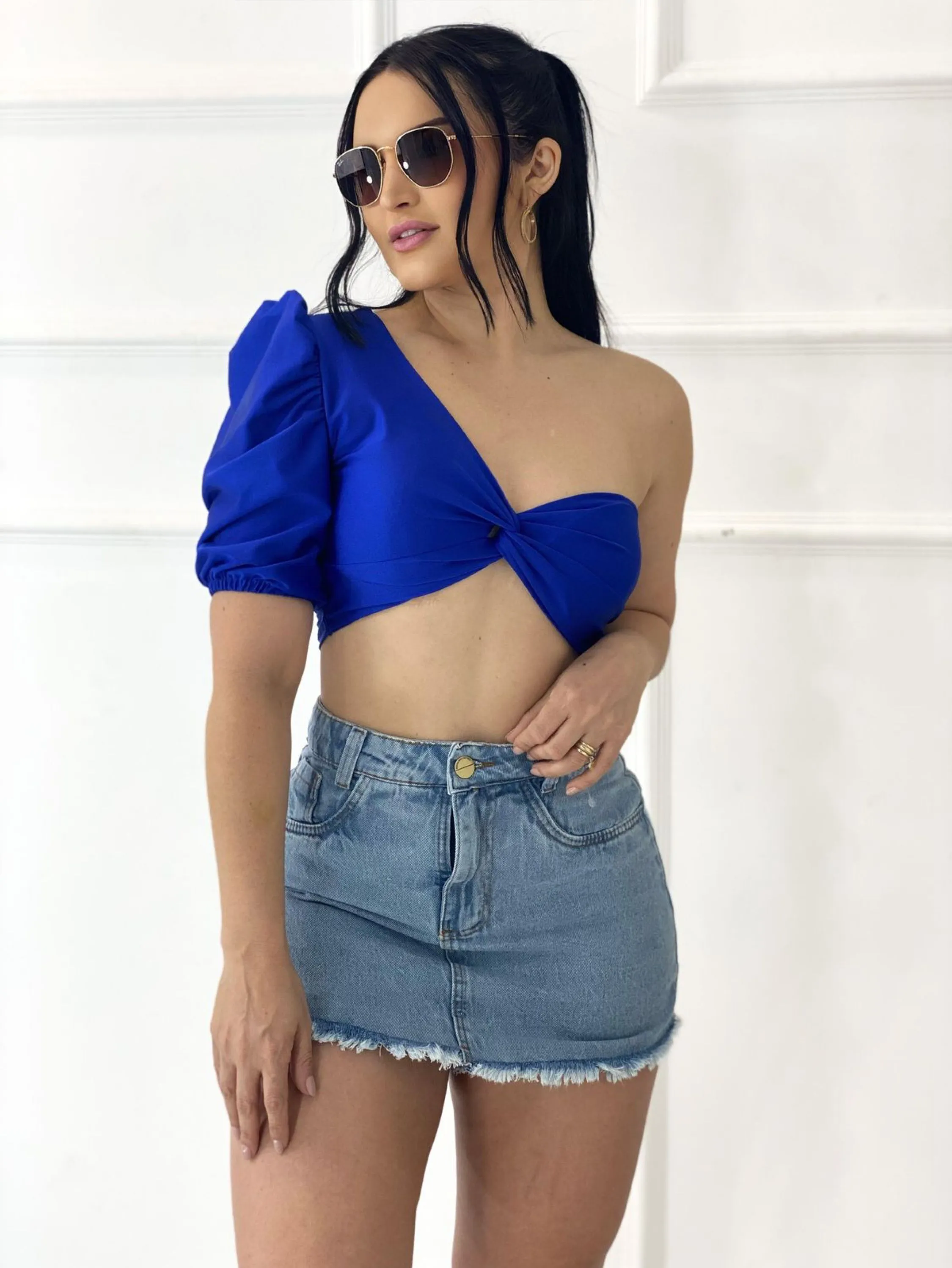 Short-Saia Jeans