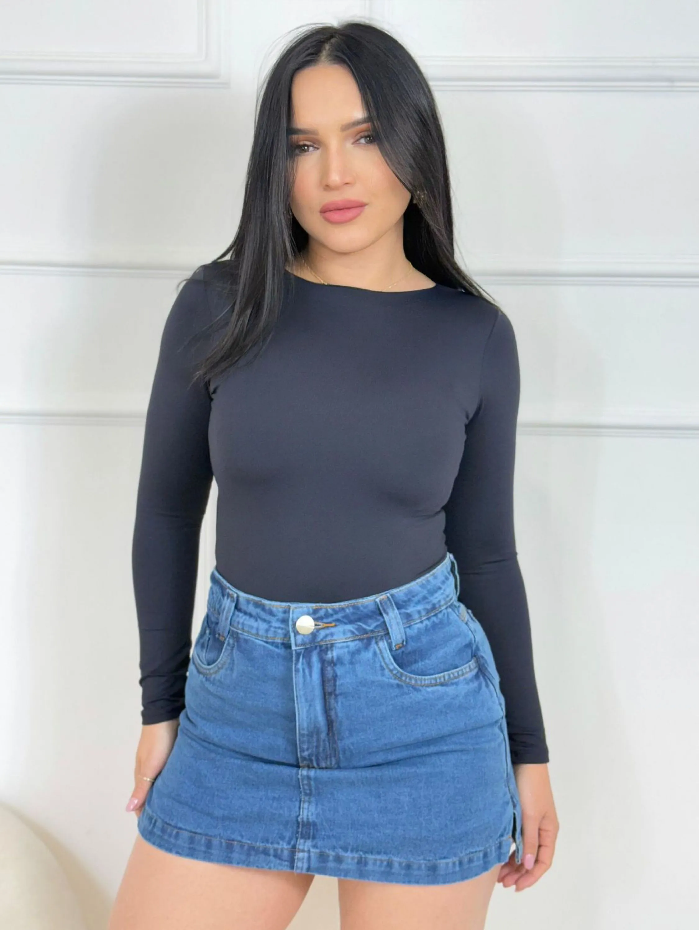 Short Saia Jeans
