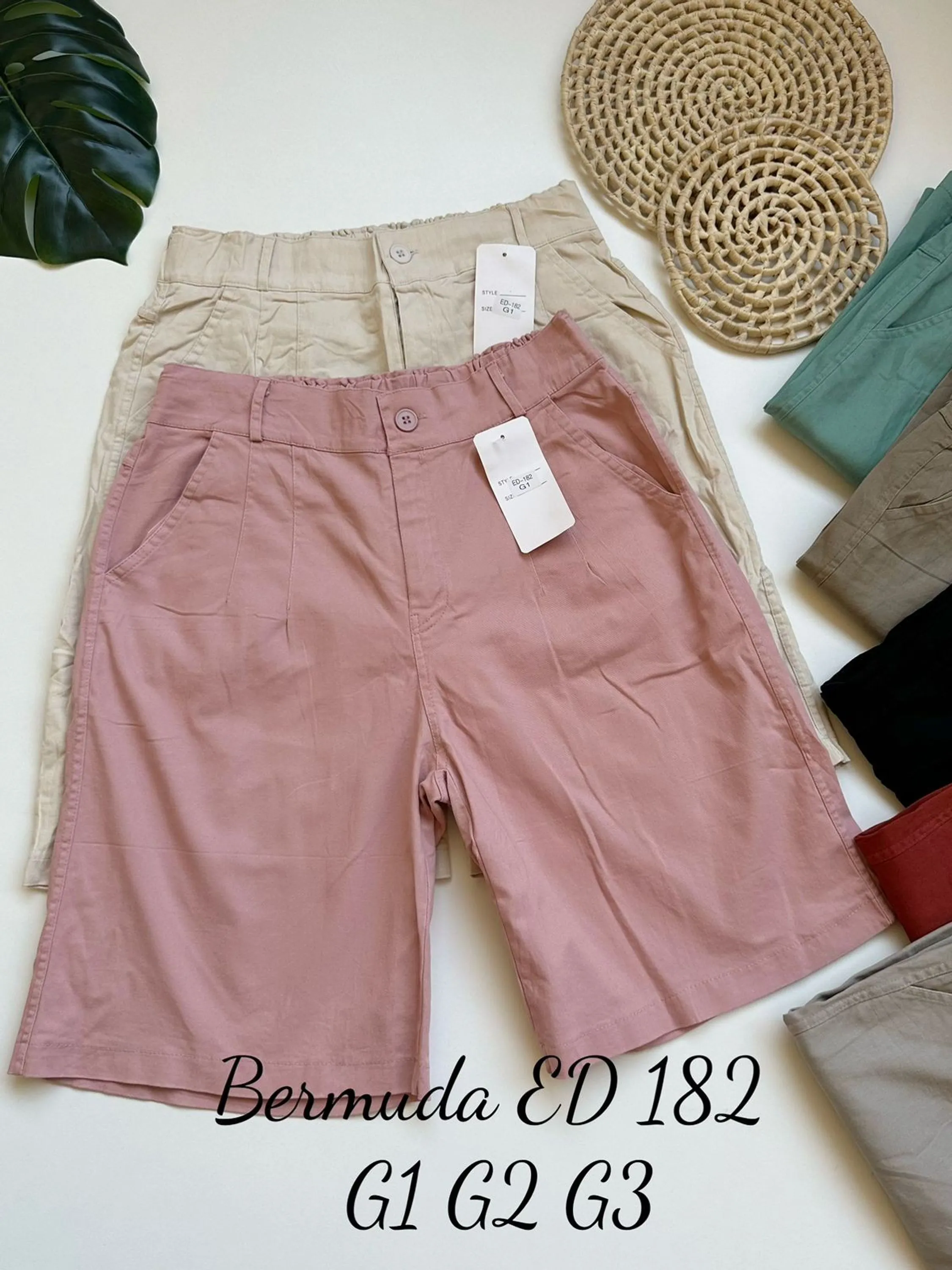 Bermuda sarja plus size